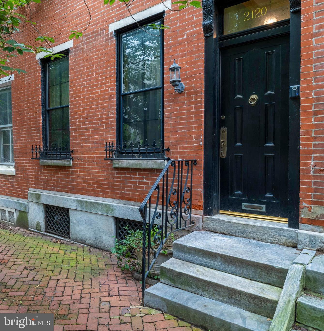 2120 Mt Vernon Street is a pristine 4 bedroom, 2.5 bath home, nestled on a tree-lined street, surrounded by homes which appear to have been similarly loved and maintained. Enter the front door and into the immaculately elegant living room, bedecked with a beautiful chandelier and stunning gold mirror above the original mantel. Just outside the living room and visible from the front hallway is the ornate staircase leading to the second and third floors. A sizable half bathroom is tucked beside the staircase, nicely situated for privacy and accessibility. Just beyond that, the dining area has a built in bookshelf with drawers and two handy closets that can also serve as kitchen pantries. The kitchen is neatly appointed with a microwave, dishwasher, garbage disposal and the lovely bonus of wired-in, under-cabinet lighting. A door leads from the kitchen to the parking spot in the back, which also doubles as a patio when the seasons allow, complete with a lovingly cared-for tree whose presence provides shade and cooling for the back of the home and patio. As you climb the stairs, you'll enjoy the feel of the smooth, curving railing beneath your hands, it's both lovely-to-look-at and very sturdy, speaking to years of thoughtful care. A half flight up to the right you'll find a spacious bedroom with built in shelving, a closet, and an en-suite full bathroom. The next half flight contains two more large bedrooms, one opening into the next, making it a great space for an oversized home office set up. The last flight of stairs opens into a large bedroom with an en-suite bathroom and a porch deck all its own! This top floor room has the feel of a spacious tree-house--providing both natural light and openness, while also feeling cozy and intentionally secluded. With cherry hardwood floors, a 2 Zone HVAC System (front and back), relatively new and functional windows on the back of the house (all floors)---from top to bottom, this home boasts thoughtful upgrades and evidence of detailed, enduring care! Make it yours and continue its tradition of being beautifully maintained and well-loved for many years into the future!