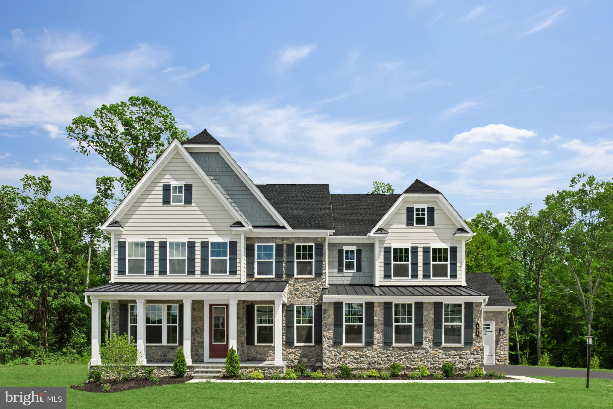 Welcome to Greystone by NVHomes. Greystone features the only single family homes in a neighborhood with sidewalks, rolling hills, and seven miles of walking trails just minutes from the Borough. The Marymount at Greystone features all the beauty and craftsmanship you deserve in a new home. You will love the hardieplank facade and blue stone front stoops that welcome you home. . As you walk into the foyer youre greeted by light-filled spaces that feel welcoming. To one side, is the dining room, perfect for formal gatherings. To the other a flex room to make your own, whether its a living room, music room -- even add glass double doors and built-in book cases to make it a library. Past a switch back, oak stair a gourmet kitchen with an oversized island that acts as the command center of the home, giving you a practical and functional space thats still elegant. Upgraded features including CushionClose cabinetry, quartz countertops, and 5" hardwood floors. The dinette is perfect for cozy family meals and the family room gives plenty of gathering space. Off of the 2 car side entry garage, you will enter into a family entrance with an arrival center and walk-in closet providing you with plenty of storage. Option for 3 or 4 car garage available. A double-door study makes work-from-home a viable concept, or make it a first-floor suite, perfect for guests. The second floor continues to give you the same sense of arrival as on the first floor with a wide hallway. Each of the bedrooms features a large walk-in closet and has access to a bathroom. But the true story luxury is shown in the primary suite. From its dramatic double door entry, this suite lives like a private retreat, providing two enormous walk-in closets, one with a full-length mirror; a tucked-away sitting area; and a spa-like bathroom with dual quartz vanities, roman shower, and a compartmentalized water closet. Your included finished basement with full bathroom gives you even more room to spread out! Other floorplans and homesites are available. Photos are representative.