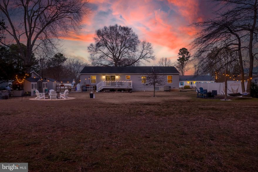 Charming and spacious 3-bedroom, 2-bath manufactured home tucked away on a quiet street in Ocean View, offering peaceful pond views and a rare blend of privacy and outdoor usability. Inside, you’ll find a bright, open layout with generous living and family spaces, an efficient kitchen, and a thoughtful design that maximizes every square foot. The primary suite features its own full bath and walk-in closet, while two additional bedrooms and a second full bath provide flexible space for guests or a home office.

Enjoy tranquil water-oriented views from the rear yard — ideal for morning coffee or evening sunsets — all in a no-HOA setting just minutes from Bethany Beach, dining, shopping, and local amenities. For added transparency, the sellers have completed a pre-listing home inspection, available to share with pre-approved buyers or verifiable cash offers. A truly unique opportunity in Ocean View where space, water views, and convenient coastal living come together. Any future improvements are subject to county and environmental approvals.