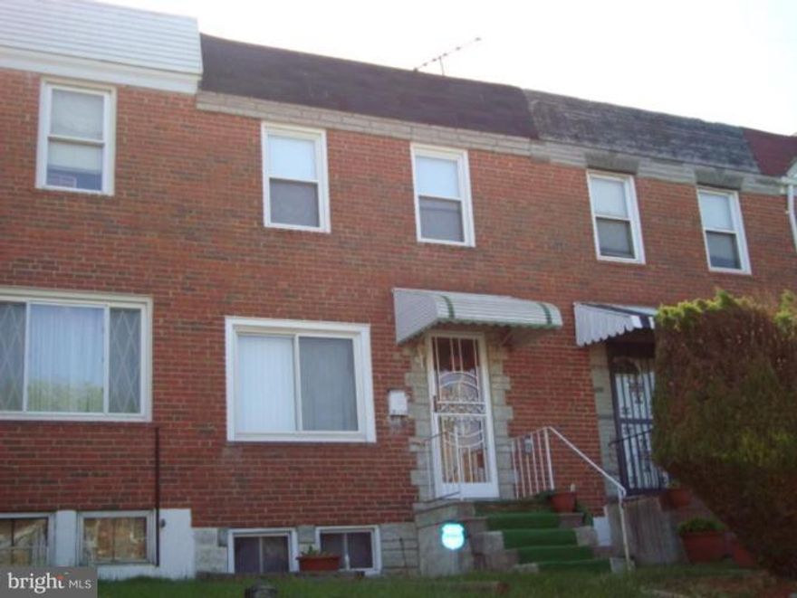 Fannie Mae Homepath property. Solid all brick row home features fenced backyard and deck, large kitchen, good sized rooms, and partially finished basement for extra living space and or storage.   Conveniently located near major roads, highways and shopping.