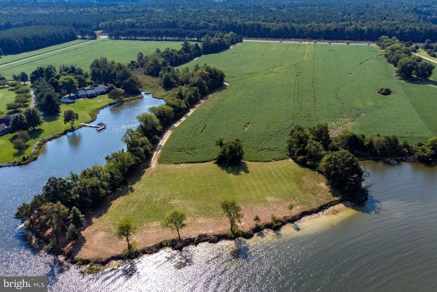 20 acres off St Michaels Rd overlooking Newcomb Creek and out to the Miles River. Partially cleared shoreline offering expansive views of the water with beautiful sandy beaches and high elevation. During the summer, enjoy a quick boat ride to St. Michaels and all that the town has to offer. In the fall and winter, enjoy great goose and duck hunting. Approved for 6 bedroom SDA.