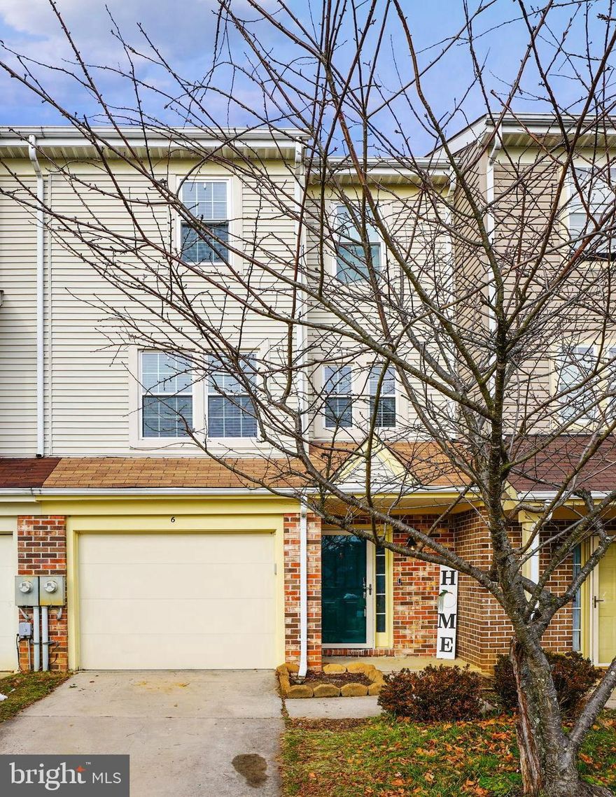 Beautiful Townhome featuring 3 full levels,  3 bedrooms, 2 full & 1 half bathrooms, 1 car garage.  Open floor plan with Luxury Vinyl Flooring, Recessed lights, Updated bathroom, custom backsplash, Vaulted ceiling. Huge deck with a fenced-in yard is perfect for pets and family get together.  Driveway parking and plenty of guest parking in court.  like Close to major routes and shopping. The community features pools, walking paths, and a playground.