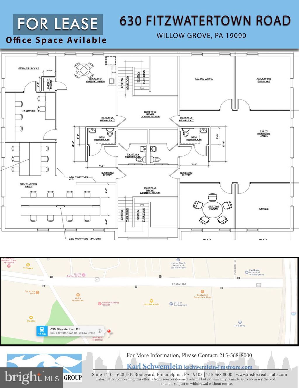 Photo of 630 Fitzwatertown Road, WILLOW GROVE, PA 19090 (MLS # PAMC2106144)