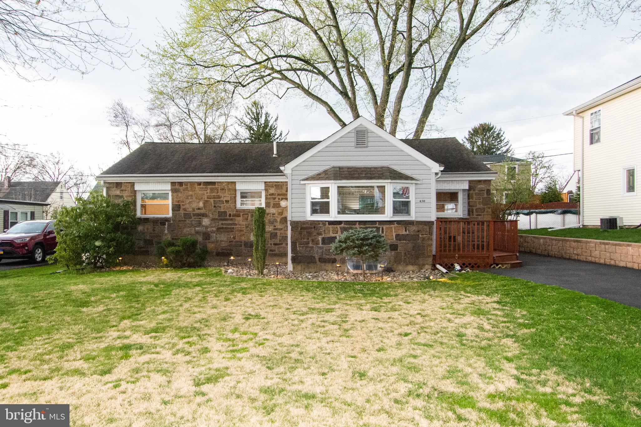 Welcome to this lovely well maintained single rancher in Upper Moreland.  Nice curb appeal, stone facade with nicely landscaped yard and bushes.  Enter through the front door, you come to a tiled foyer, leading into a spacious living and dining room.  Adjacent to the dining room is a large, updated kitchen with wood cabinetry and granite counter tops, and stainless-steel appliances.  From the kitchen, there is a door that leads to the laundry room and also to the covered deck outside, which is great for relaxing and entertaining.  Completing the first floor are 3 nice size bedrooms and a full 3-piece bathroom.   Driveway has capacity to hold 4-5 cars.  New Gutter Guard installed, newer 220 Electrical box, Newer Maytag Washer & Dryer Included.  Windows replaced in 2017,  Newer HVAC,   Fantastic neighborhood, close proximity to major roads and public transportation, retail shops and schools.  Selling As-Is.  Make your appointment today, this will not last!