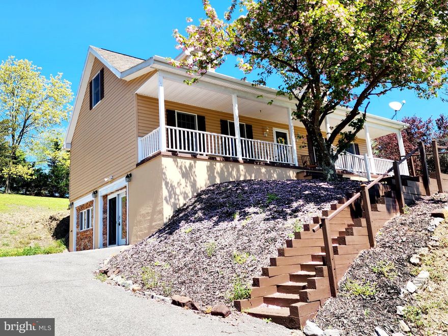 This beautifully maintained Cape Cod in the popular Windover Hills subdivision features a main floor primary bedroom with attached full bathroom & walk-in closet, laundry/half bath, gorgeous kitchen, dining room and living room with gleaming hardwood floors.  2 additional spacious bedrooms and a full bathroom finish off the living space upstairs.  The lower level is finished with 2 spaces for entertaining with a recreation room and family room, both with electric fireplaces to keep things nice and cozy!  There is a detached garage with new siding, covered front porch and mountain views too!  Let's go check it out!