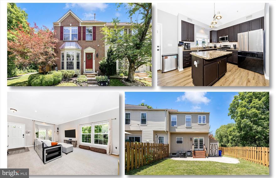 Quite possibly the BEST townhome lot in all of Frederick! An end unit corner lot tucked away next to the walking trail, trees, and the river! Beautiful, as secluded as you can get in a townhome. Brick front, extra wide level fully fenced back yard, 9' ceilings, Bay window and extra side windows for a really bright home with GREAT views. Excellent condition. Granite countertops, NEW SS appliances in 2025. Roof,  AC, gas furnace, and hot water heater, all replaced in 2021. New flooring in 2022/23. Wow!  Spacious bedrooms, even the secondary bedrooms are larger than most in a townhome and all vaulted for an extra spacious feel.  Roomy MBR with walk-in closet. Finished basement with laundry and storage area, and full bath rough-in plumbing for a third full bath if desired. 3 minutes to route 15, connecting to 70/270/340.  BEAUTIFUL HOME, GREAT LOCATION! OPEN HOUSE Sunday May 31st, 12-3.