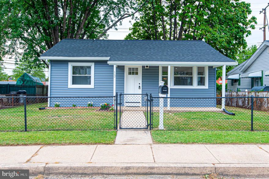 FANTASTIC Value in this Move-In Ready Home! Spacious with Large Fully Fenced Yard AND only Minutes to free Boat Ramp, Pier, Fishing Area, Pavillion, Playgrounds and MORE! The final updates on this beautiful rancher have been finished for your enjoyment! Featuring 2  bedrooms, 1 full bathroom. When you walk inside you're instantly greeted with an open concept layout with spacious living room, and kitchen. Kitchen offers S/S appliances, white shaker cabinets and granite counters!  Bathroom features new ceramic tile and all new bathroom fixtures. The covered deck in the back overlooks the private fenced in backyard which is perfect for entertaining or relaxing- whatever your heart desires. The home is conveniently located to Rt 40, 95, 695 and many shopping options including restaurants, Target, Kohls, etc.  At this price it won’t last long, reach out today!