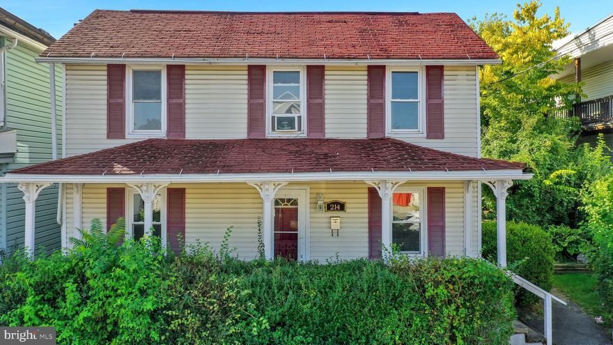 New vinyl pank flooring throughout the main floor -- entire interior has been freshly painted -- beautiful crown molding in living room and dining room -- gas fireplace in living room to take the chill off those cool evenings -- carpets just cleaned -- main level laundry room -- SELLERS WILL REPLACE THE ROOF WITH AN ACCEPTABLE OFFER!! Nice home on the west side of Cumberland with a fully fenced back yard for pets and kids to play.  The kitchen is very large! It could easily hold a table and chairs as well as a work island. Both bathrooms and laundry room have ceramic tile floors. A covered patio right off the kitchen makes outdoor dining and entertaining easily accessible. Large back yard for flower gardens, vegetable garden, play area, and off street parking with access from the alley behind property. Home has previously been used as a HUD rental. HOME WARRANTY INCLUDED!!
