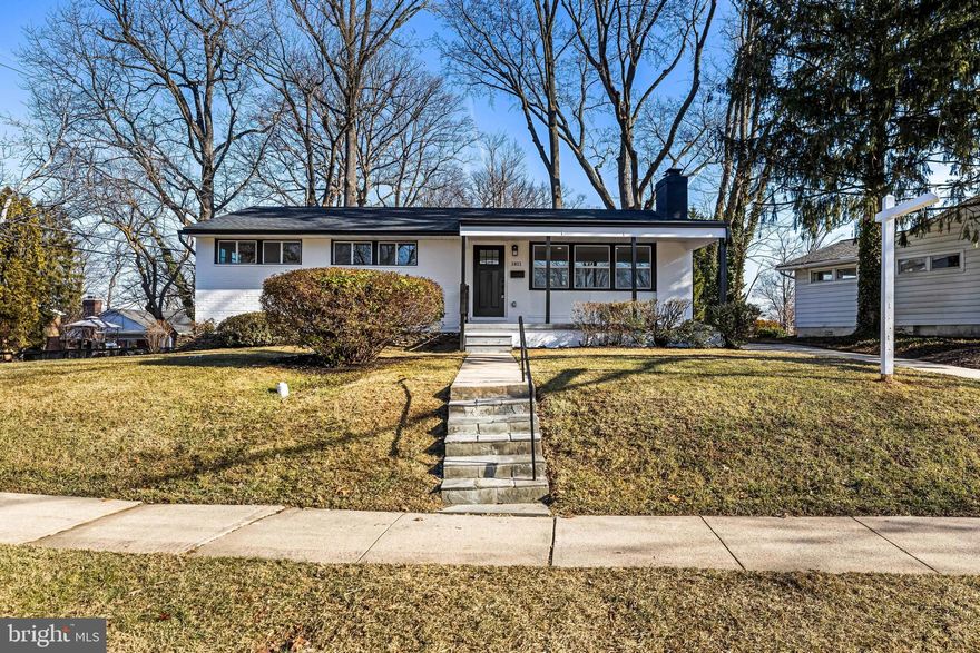Effortless one-level living meets modern design in this fully renovated Lutherville rancher, thoughtfully updated from top to bottom in 2025. Every major system and finish has been addressed, including a brand-new kitchen, all-new bathrooms, new roof, HVAC, water heater, and more! The main level features a spacious 3-bedroom, 2 full bath layout with gleaming hardwood floors throughout. The inviting living room showcases recessed lighting and a charming wood-burning fireplace and flows seamlessly into the show-stopping kitchen. Designed to impress, the kitchen offers quartz countertops, a stylish backsplash, stainless steel appliances, and an oversized island with barstool seating; perfect for both everyday living and entertaining. A dedicated dining area just off the kitchen makes hosting effortless. The primary suite is a true retreat, featuring a beautifully renovated en-suite bath with double vanity and a spa-like stall shower. Two additional bedrooms and a tastefully updated full bathroom complete the main level. Venture downstairs to a completely reimagined lower level offering exceptional bonus living space. You’re greeted by a fully carpeted recreation room, ideal for relaxing or entertaining, along with an additional bedroom, a private office, and another updated full bathroom. The utility area provides ample room for storage. Enjoy multiple outdoor living spaces, including a welcoming front porch and a rear deck overlooking a nicely sized yard—perfect for gatherings, pets, or quiet evenings. Ideally located in a desirable neighborhood just minutes from popular local restaurants, bars, shopping, and everyday conveniences, with easy access to major routes and all that Lutherville has to offer!