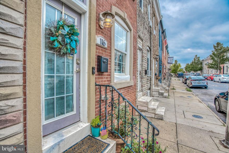 Welcome to quiet cozy Curley St.  Just  steps to Patterson Park and Canton Square this 2 bed, 2 full bath house is not your average row home!   You'll love the open layout, over sized skylights, large master bedroom, bathroom with giant dual vanity!  Home features back porch, rear bedroom deck, finished basement with full bath, rolling kitchen Island, stainless appliances, quarts counter tops, PARKING, and more!  Endless upgrades make this the perfect place for you to call home.  Easy commuter access to 95 and 895, convenient to Johns Hopkins, UMBC, UMMC!   This is city living without the hefty price tag.