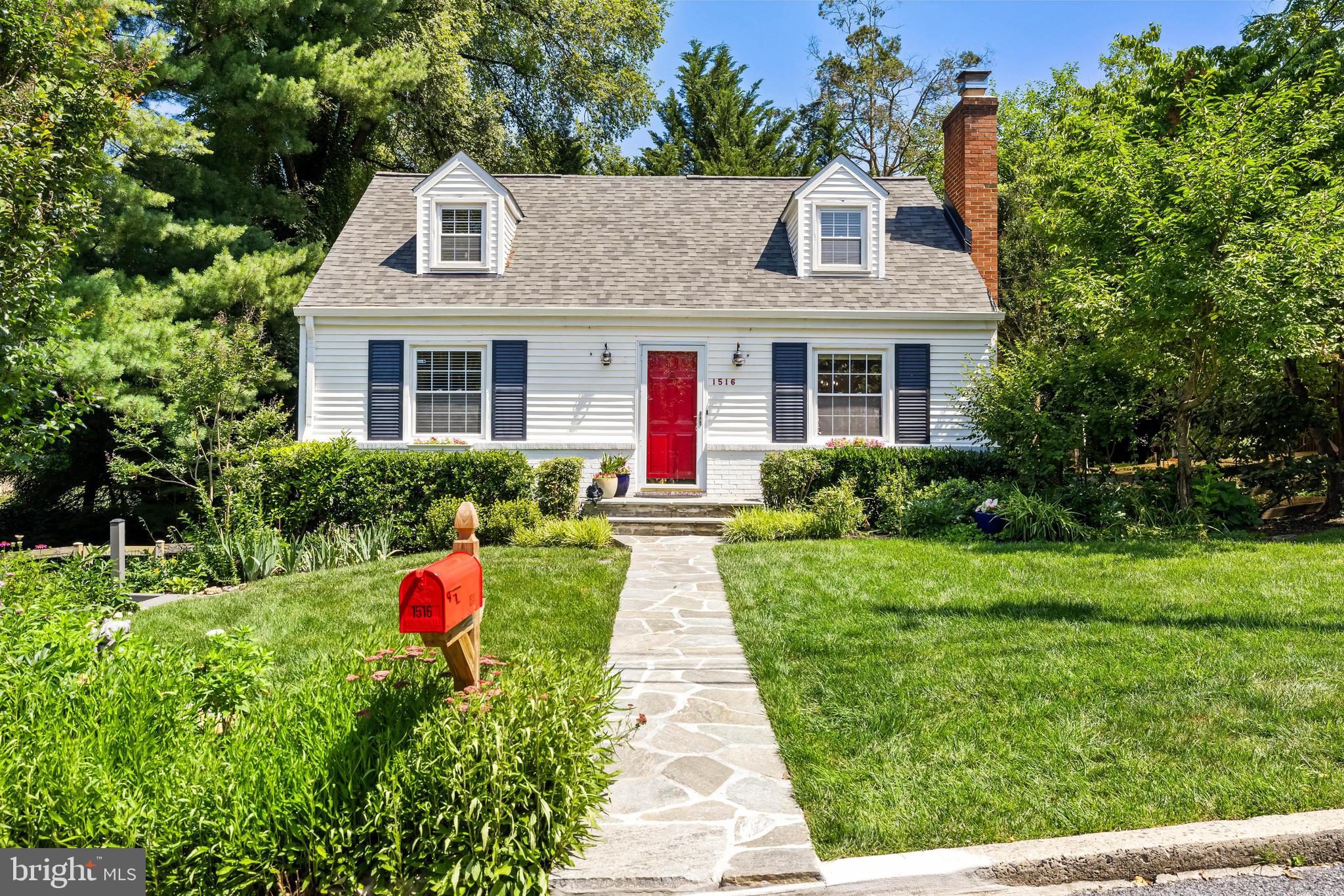 Nestled within the sought-after Ruxton neighborhood, this classic Cape Cod home stands out for its excellent condition, character, and thoughtful design. Boasting three generously sized bedrooms and two full baths, the home is anchored by the rare convenience of a main-level primary bedroom - complete with an adjoining sitting room - offering great accessibility. Step into the gracious living room, where rich hardwood floors, detailed crown molding, and a granite hearth wood-burning fireplace set the tone for cozy evenings and refined entertaining. The formal dining area seamlessly connects to an updated kitchen, featuring granite countertops and newer stainless-steel appliances, ideal for both daily living and hosting guests. Upstairs, you’ll find two equally spacious bedrooms with ample closet storage, flanked by a well-appointed full bathroom. The expansive, fully finished lower level provides flexible space for recreation, entertaining, or a home office, complete with direct outdoor access and abundant storage. Outside, the beautifully landscaped gardens and serene patio offer a private oasis—perfect for morning coffee or dining under the stars. Additional highlights include off-street parking with two dedicated driveway spaces. Meticulously maintained, the home has seen numerous recent updates, including: New refrigerator (2025), Driveway re-surface and interior paint (2025), New roof (2024), Updated chimney lining and caps (2024), New carpet in the lower level (2024), HVAC system (2022), Water heater (2017), New oven (2017), and a renovated main-level bath with new tile and shower (2016). Opportunities like this rarely become available in Ruxton, schedule your private showing today!