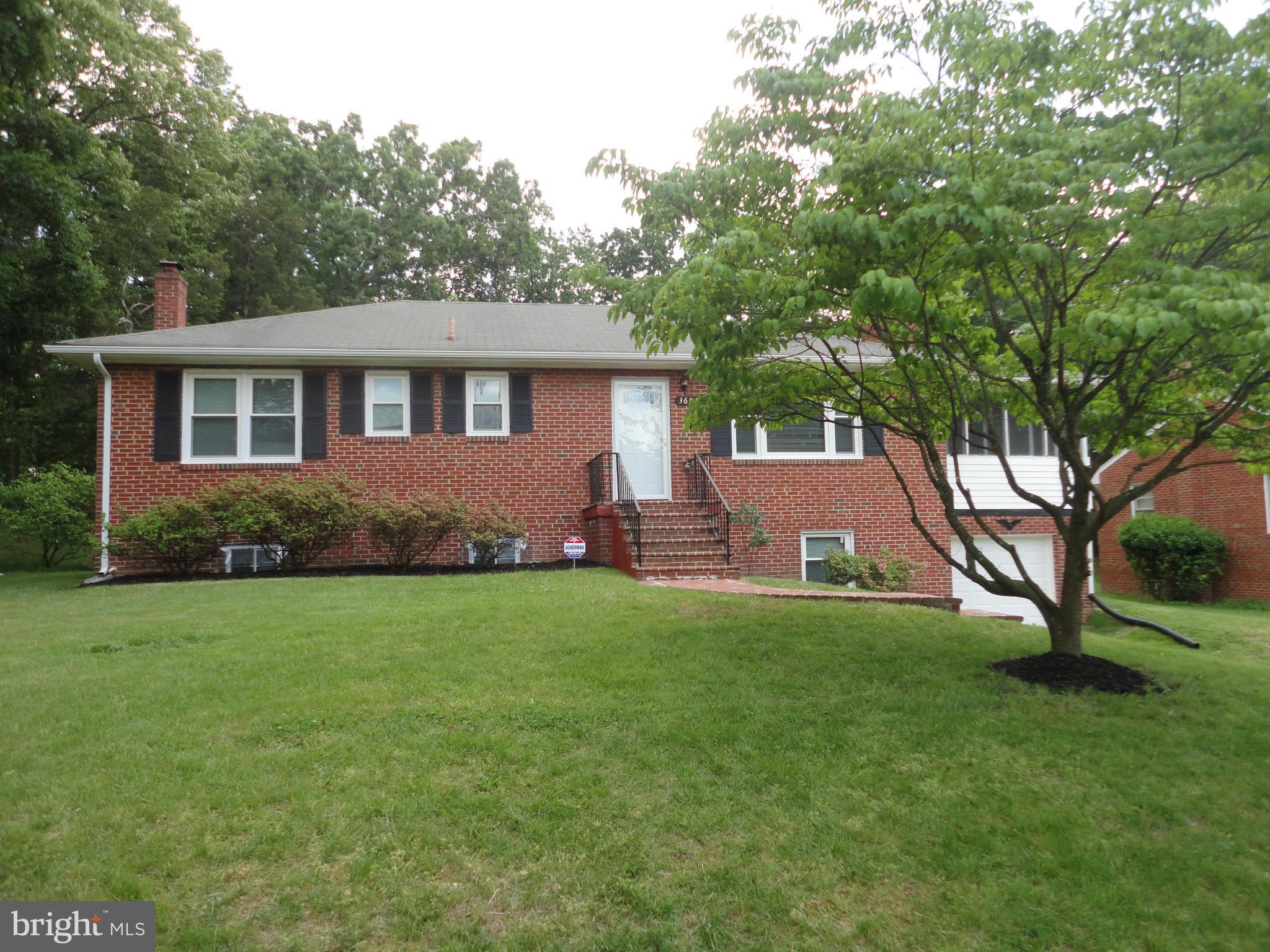 AWESOME RENOVATIONS, BEAUTIFUL KITCHEN CABINETRY W/ STAINLESS STEEL APPLIANCES & NEW COUNTERTOPS, SPACIOUS LIVING ROOM W/FIREPLACE, FORMAL DINING ROOM, HUGE BSMT REC ROOM, ALL NEW WINDOWS, PAINT, CARPET, FRONT DOOR, GARAGE DOOR, MINI BLINDS, UPDATED BATHROOMS, HVAC ONLY 1 YEAR OLD W/ 9 YEAR WARRANTY REMAINING. ACKERMAN SECURITY SYSTEM. LARGE LEVEL BACKYARD, CLOSE TO METRO, SHOPPING, NATIOAL HARBOR
