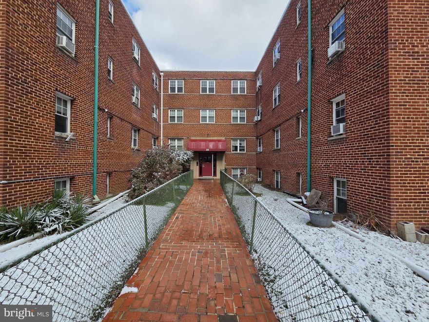 Great opportunity to own a 1-bedroom, 1-bath cooperative unit in the historic Brandywine-Chesapeake Community. The unit features a spacious layout and has been well-kept. Close to public transportation and major commuting routes. Cooperative ownership is intended for owner-occupants only - NO INVESTORS. All buyers must meet cooperative approval requirements. Monthly fee includes all utilities, parking, laundry, and taxes (tax amount shown is for building, not individual unit).