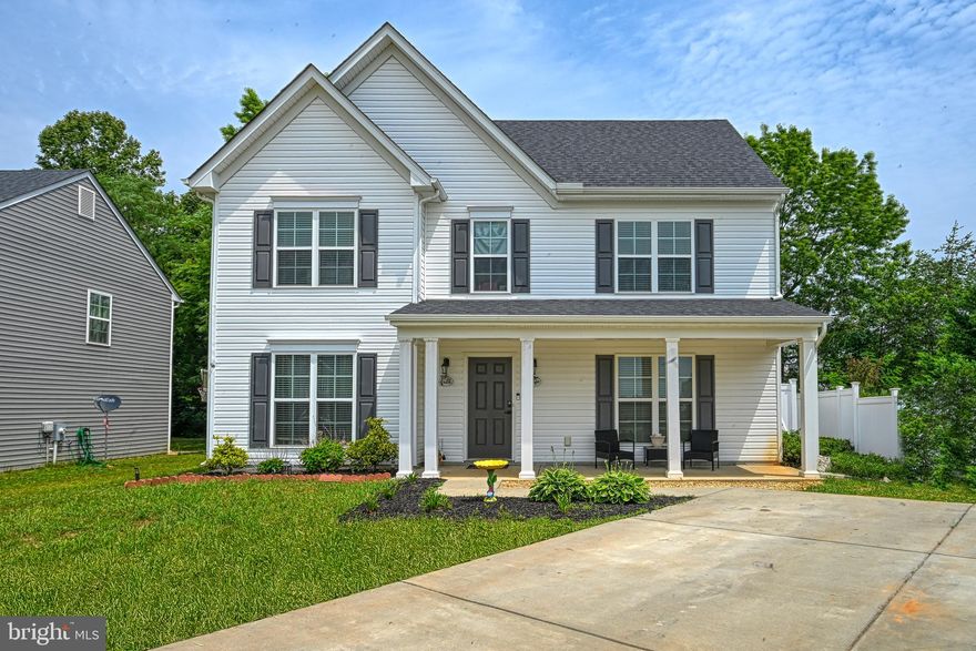 Welcome to Countryside in Louisa! Seller is motivated!  This five year old Hanover by West Homes features 1,924 sq ft with 4 bedrooms & 2.5 bathrooms. Open floor plan for easy entertaining! LVP flooring in the main living areas. First floor primary bedroom with attached en-suite and walk in closet. Open great room/kitchen/breakfast area. The beautiful kitchen features a large island, walk-in pantry, granite counters and stainless appliances. Upstairs has three additional generously sized bedrooms, another full bath, a large full laundry room with storage and additional room currently used as an office has plenty of potential uses. Outdoor living spaces include covered front porch and rear patio. Backyard features a vinyl privacy fence along with the large 12x10 shed. Located in the town of Louisa with public water & sewer. High speed internet is Comcast.