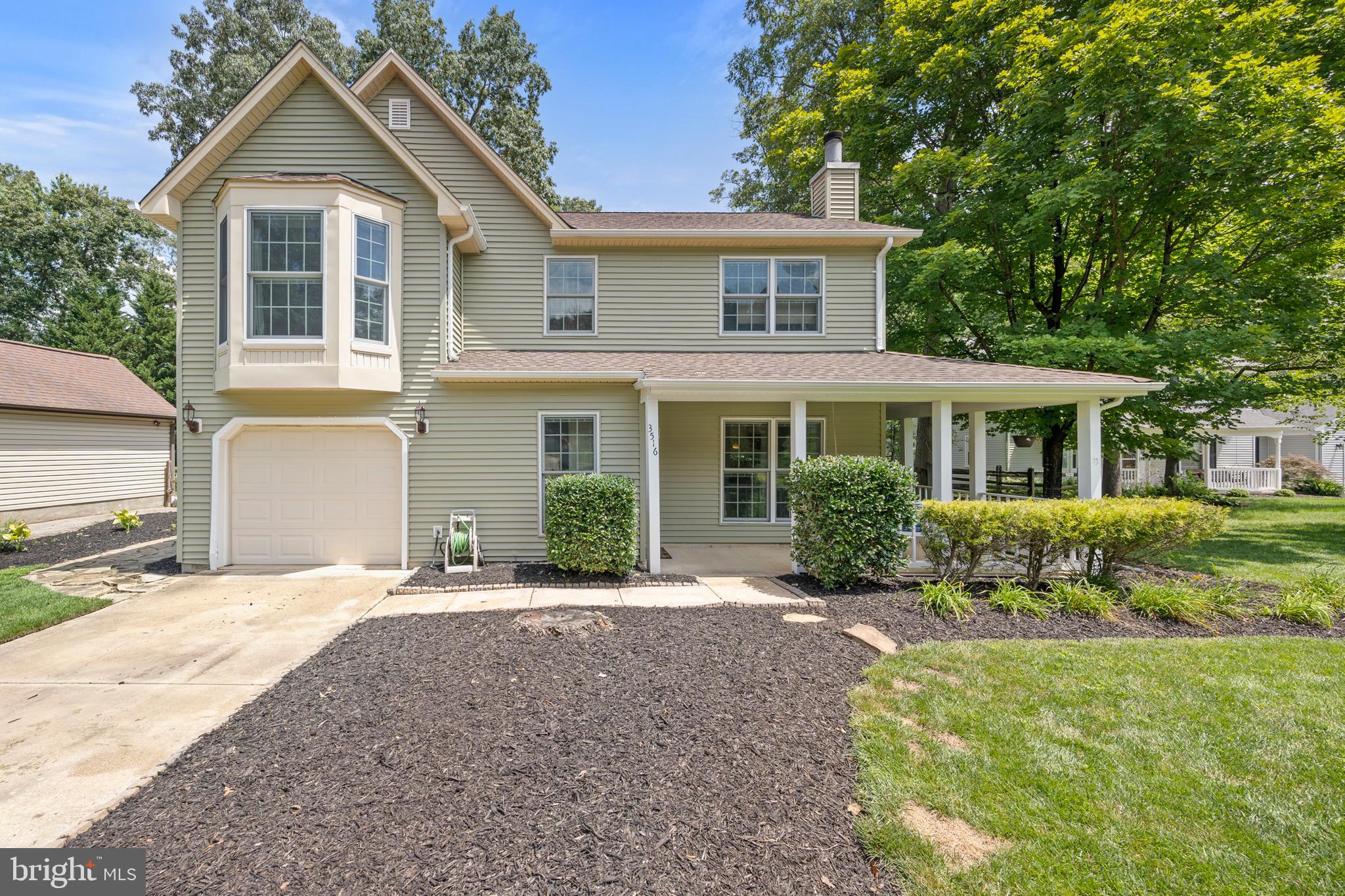 Welcome to this stunning 2-level colonial home w/ a wrap around porch! This beautiful property boasts 4 spacious bedrooms, and 2.5 baths... providing ample space for your family and guests. The attached 1-car garage ensures convenient parking and easy access to your vehicles. This spacious residence boasts a versatile floor plan, featuring four bedrooms, and two and a half baths. Upon entering, you'll be greeted by the inviting foyer w/ hardwood floors that leads you into the heart of the home. The main level showcases a kitchen that is sure to impress any culinary enthusiast. Complete with SS appliances, and ample cabinet space... this kitchen is perfect for preparing delicious meals and entertaining guests. The open concept seamlessly connects the kitchen to the family room, creating a warm and inviting space for relaxation and quality time with loved ones. Upstairs, you'll find the comfortable sleeping quarters, including the primary suite and three additional bedrooms. The primary suite provides a tranquil retreat, featuring an updated primary bathroom and walk in closet. The remaining bedrooms offer plenty of space for family members or guests, each with abundant natural light and ceiling fans. Make your way outside to discover your very own private oasis in the backyard, complete with a fenced-in yard, and 2 sheds....creating a secure and tranquil environment for relaxation and entertainment. The backyard oasis promises to be your haven, offering a perfect retreat after a long day. Whether you're hosting gatherings or simply enjoying a quiet evening at home, this home offers the perfect setting for all your needs. Don't miss this opportunity to own a slice of paradise in a sought-after neighborhood. Come and experience the enchantment of this wonderful home for yourself!!