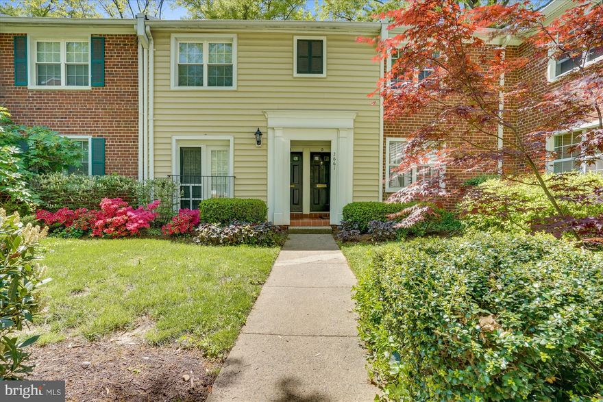 Immaculate top level/corner unit at The Arlington. Private entry and sits well off the street in a deep green court yard!!! Beautifully renovated Kitchen (2016) with pristine quartz counters, subway tile backsplash and stainless steel appliances. This spectacular unit boasts 2 sun-filled and spacious bedrooms each with custom blinds (2018) and brand new carpet (2021). Stunning updated bathroom (2018) with an in-unit washer & dryer (2018) sits conveniently close by. Tons of Storage! The unit is freshly painted.  Gleaming hardwood floors (2015) throughout out living, kitchen and dining area. Private large and spacious balcony overlooks tennis courts and common area thru mature tree. Windows (2017).  HVAC (2016). Delightful green views from every window! The Arlington is a pet friendly community with abundant green space, tennis courts and outdoor pool.  Great Location for Commuters- Convenient to I-395, I-66, Rt. 50, Rt.7, nearby Bus lines to Ballston or Pentagon City Metros as well as to Downtown D.C. Close to Shirlington area has many parks, trails, restaurants, and stores including Harris Teeter, library, movie theater and live theater.  https://tour.truplace.com/property/1808/98364/