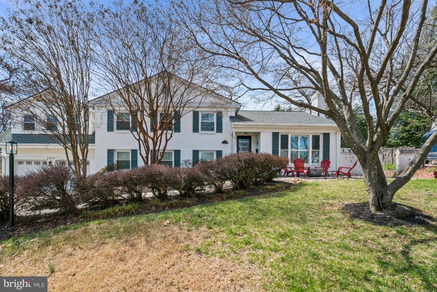 Exceptional Opportunity in Falls Hill!
Nestled on a quiet cul-de-sac, this spacious 5-bedroom, 3-bathroom home with a 2-car attached garage blends timeless charm with modern convenience.
Step into a welcoming foyer that leads to the main level, where hardwood floors, classic wainscoting, and crown molding add character and warmth. The large living and dining rooms offer a seamless flow, while the sunlit family room addition features soaring cathedral ceilings and expansive windows overlooking the beautifully landscaped backyard.
The recently updated eat-in kitchen boasts granite countertops, bar seating, ample cabinetry, and stainless steel appliances. Outdoor entertaining is effortless, with multi-level decks accessible from both the kitchen and family room.
Upstairs, the oversized primary suite impresses with vaulted ceilings, generous closet space, a private balcony, and an en-suite bath with a walk-in shower. Three additional bedrooms share a well-appointed hall bath.
The lower level features a versatile family room with a wet bar and backyard access, plus a full bath and a spacious bedroom—ideal for guests or a home office. The finished basement offers endless possibilities, whether for a playroom, media center, or home gym.
Outside, the lushly landscaped backyard provides both privacy and tranquility, perfect for gardening or relaxing.
Located just minutes from Falls Church City, the Mosaic District, and Tysons Corner, this home is also near the exciting new West Falls development. With easy access to I-66, I-495, and Route 50, commuting is a breeze.
Don’t miss this incredible opportunity to own in Falls Hill!