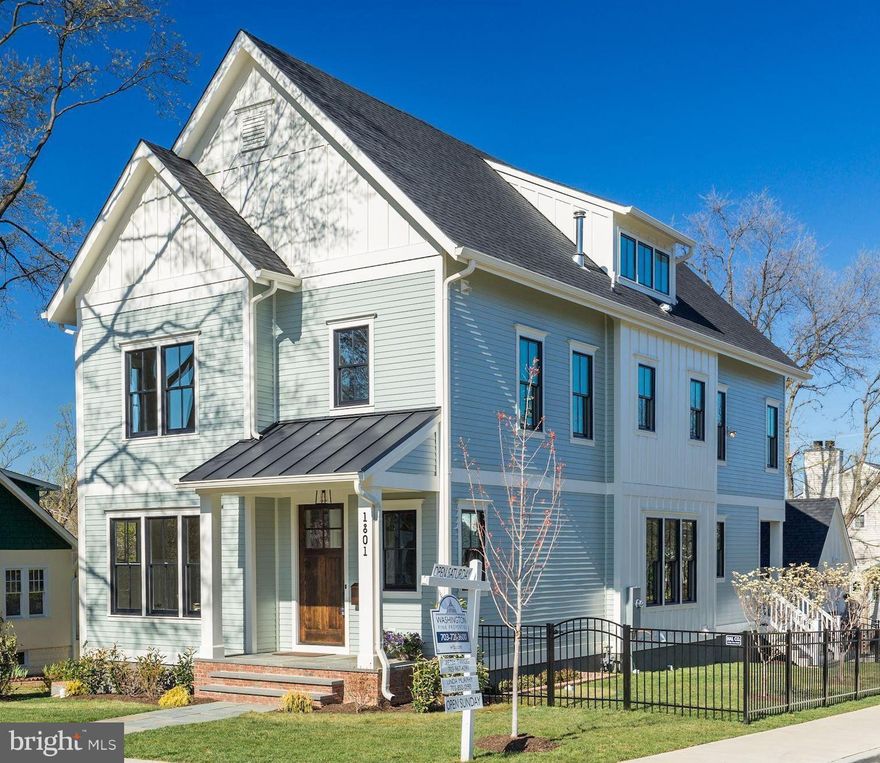 Open Sun (4/22) 1-4 pm Fantastic new 4 level Spring Street Lyon Village home w/desirable, rentable Accessory Dwelling Unit in LL.  Flexible, creative, well appointed space plus quality & convenience.  4 BRs & 4 baths up; top floor office/bonus space; 5th & BR & bath LL; mudroom entry from 1 car garage. Wood floors moldings cook's kitchen mud room   Walk to Clarendon Metro & all.  Key Swanson W-L.