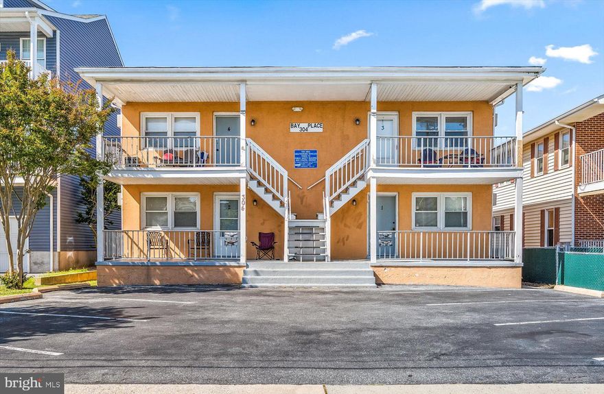 Awesome investment opportunity in a great downtown location!  This building has 4 - 2 bed/2 bath condos and is close to the beach and the bay.  Being on 26th street allows for short walks or bike rides to many OC staples for food, entertainment, the beach, The World Famous Ocean City Boardwalk and so much more! Currently three of the four units are long term rentals, with one condo being used as an Airbnb.  Off street parking is awesome with 6 spaces on the lot.  Photos are of the Airbnb Unit.  Please contact listing agent for showing, access and any additional information.