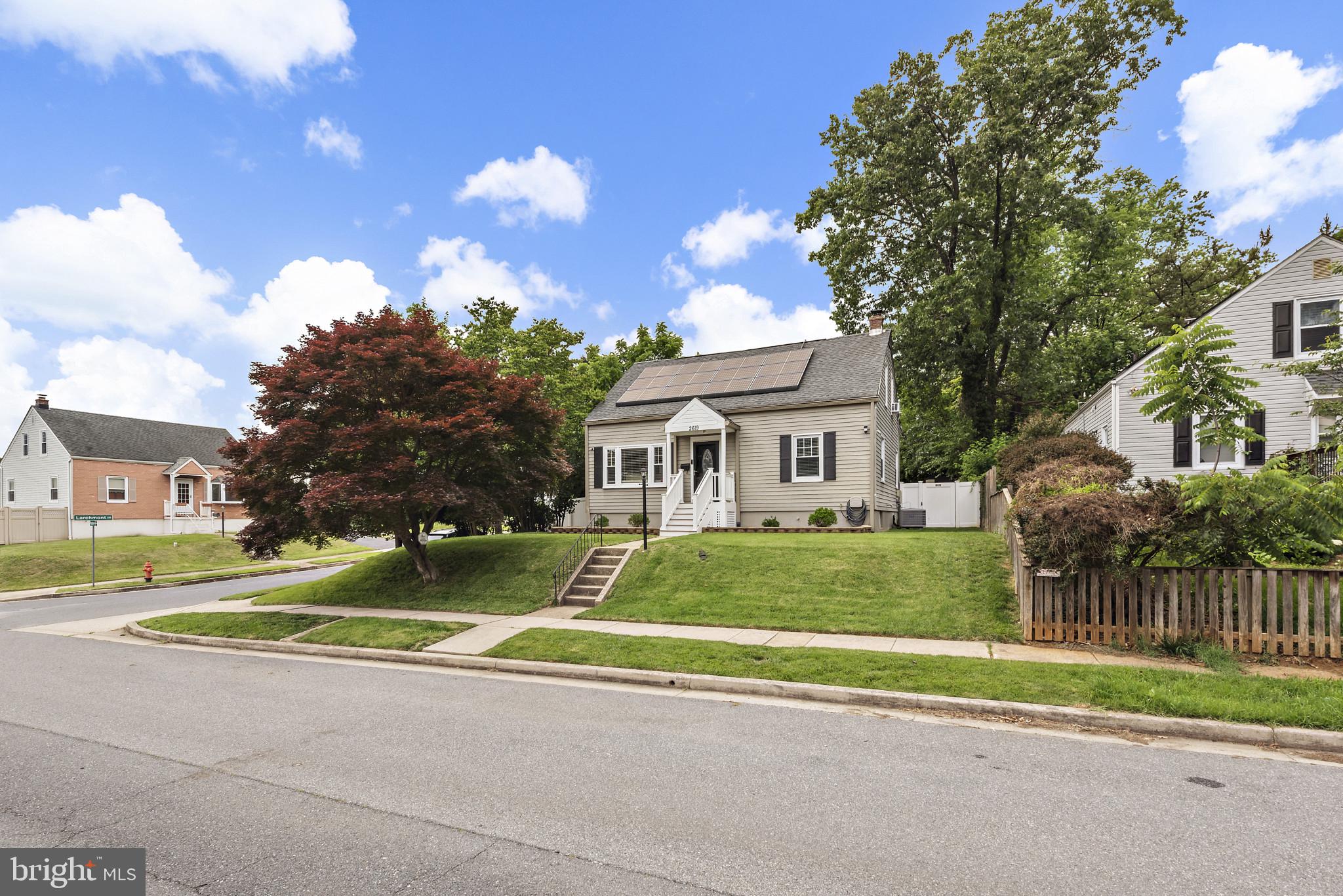 Welcome Home to 2619 Poplar Dr. Meticulously maintained and full of charm, this 3-bedroom, 2-full-bath Cape Cod offers comfort, character, and convenience. Inside, you'll find a warm and inviting layout with spacious rooms, gleaming floors, and thoughtful updates throughout. The bright and airy kitchen opens to a cozy dining area, while the main-level features two generously sized bedrooms that share a beautifully updated full bathroom. Upstairs, is the primary bedroom suite with full bath. Enjoy outdoor living in the private, fenced backyard—perfect for relaxing, entertaining, or gardening. Conveniently located near the Social Security Administration, major highways, shopping, and dining—this move-in ready gem is a true find.