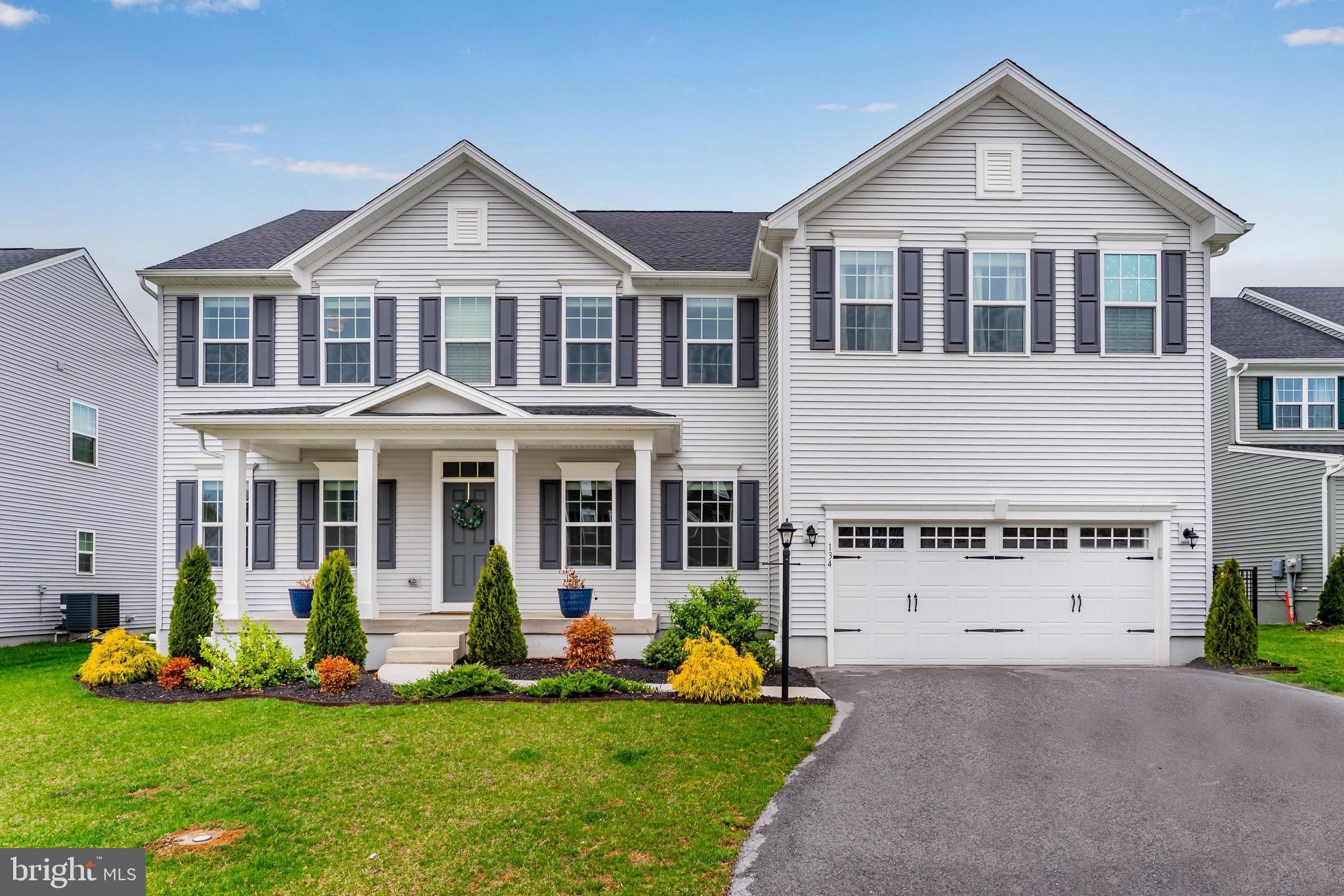 This meticulously maintained home is only 2 years old and 👏better 👏than 👏new! 100% move in ready. You won't believe your eyes. The inviting foyer directs you to a dining room on the right-hand side or a flex space/office to the left. Walk past the stairs and you’ll enter the stunning great room with the same LVP floors throughout the first floor. This impressive space flows seamlessly to the gourmet kitchen with an oversized island and large pantry and a nifty bottle washer on the sink perfect for Stanleys, Yetis & Hydro flasks. The sellers have added the aluminum fence and paver patio to make the backyard more enjoyable. Upstairs, the loft is great for entertaining or can be used as play area, and is central to all 4 upstairs bedrooms. The luxurious primary bedroom features 2 walk-in closets and the primary bathroom comes with a double vanity, spacious walk-in shower and soaking tub. The basement includes a finished recreation room for more space, the 5th bedroom and a full bathroom. The double doors and stairs to the backyard provide ample light making the space feel above grade. The mechanical room has a massive amount of storage. This home has two HVAC systems with humidifiers for ultimate comfort and are controlled by Nest thermostats. A tankless hot water heater reduces energy bills. Owners have installed blinds on all of the windows – something you don’t get with new construction. The garage has vertical storage. EV charger installed in garage. Kitchen refrigerator, washer and dryer convey.