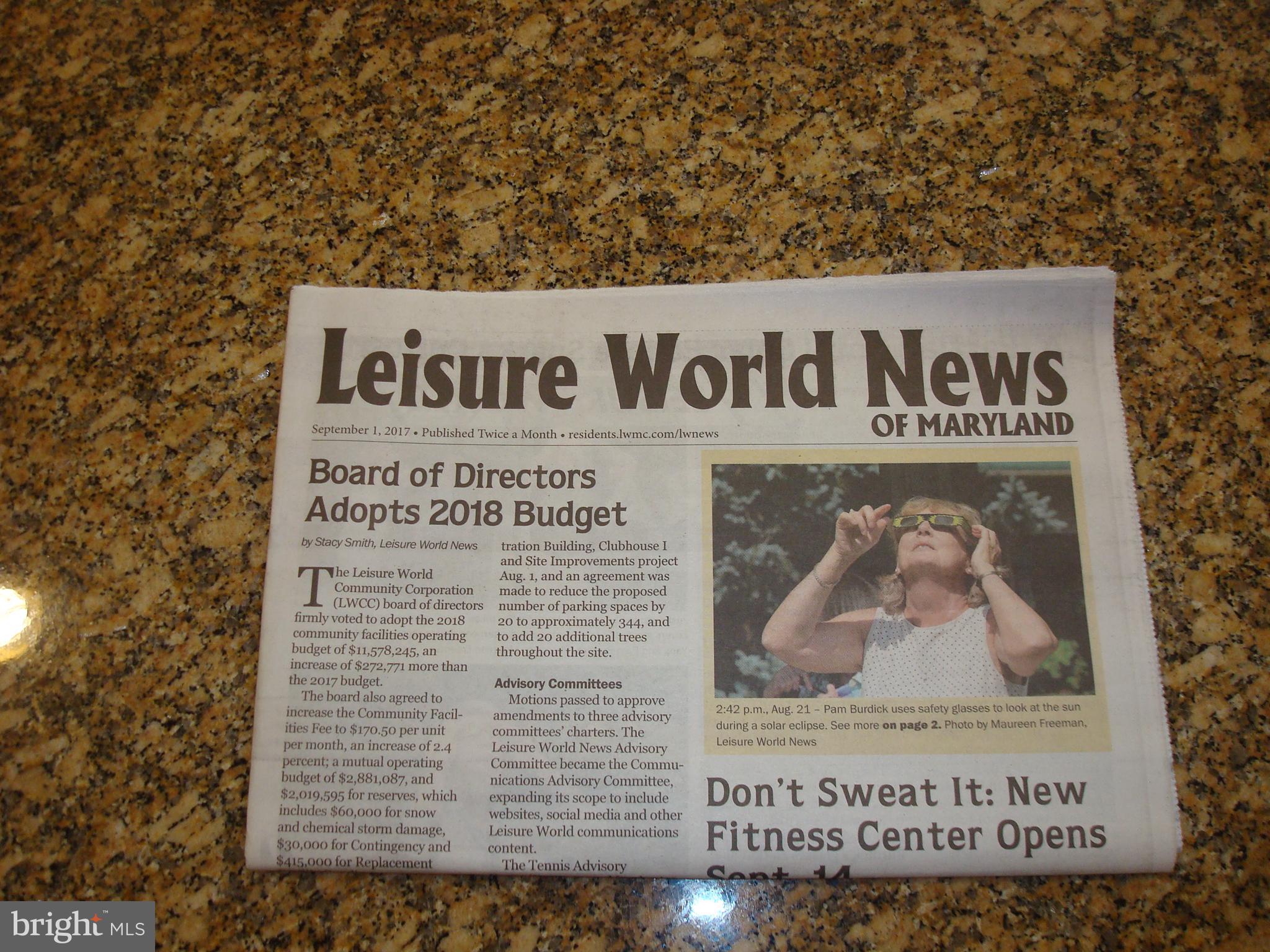 LEISURE WORLD - Residential