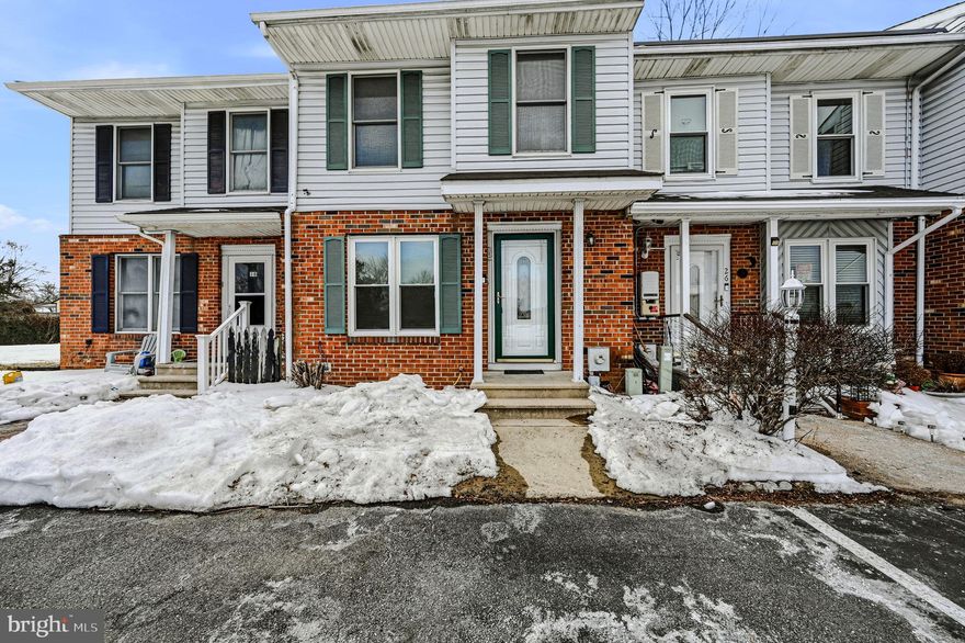 Welcome to 28 E Perpen Court in the Glendale II community, conveniently located just off Route 40 in the Bear/Newark area. This nicely renovated two-story townhome is move-in ready and offers comfortable, modern living in a highly convenient location.  The main level features fresh paint and attractive laminate flooring throughout the living area, filled with natural light. The updated kitchen has been replaced with white shaker cabinetry, granite counters and tile backsplash and  includes stainless steel appliances and a pleasant well lit dining area.   Formal dining space is convenient to kitchen and opens up to large great room which leads to rear deck via sliding glass door.    A convenient powder room completes the first floor.  Upstairs, you’ll find three bedrooms with new carpeting, including a generously sized primary bedroom with ample closet space and its own full bathroom.   Remaining bedrooms are well scaled with good natural light with access to the spacious hall bathroom.  The unfinished basement provides laundry space, utilities, and abundant storage potential.  Located just minutes from shopping, dining, and major commuting routes including Route 40, Route 1, and I-95, this nicely updated home offers excellent value and convenience in an established neighborhood.