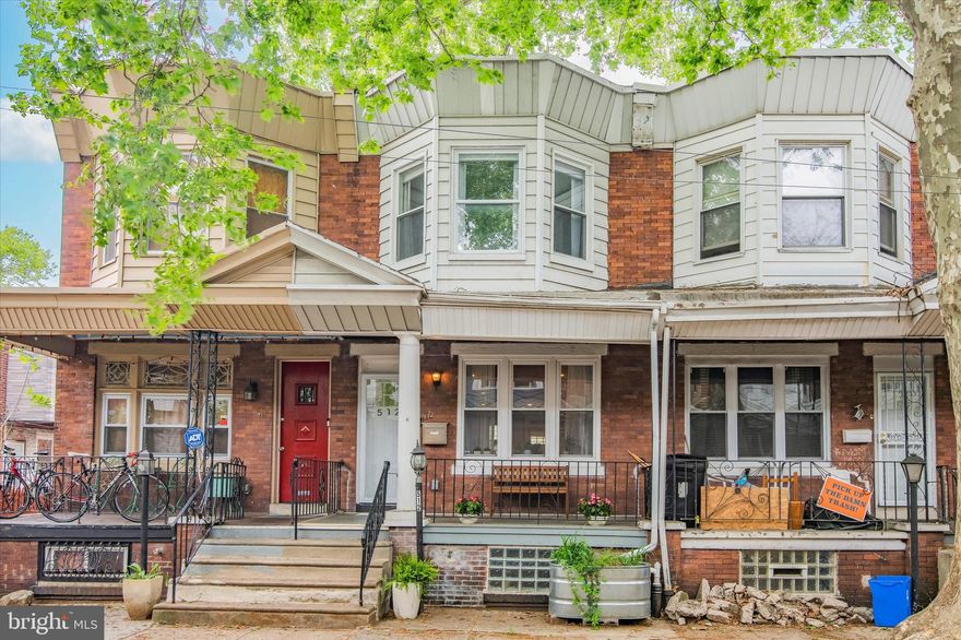 This recently renovated and impeccably maintained West Powelton row is, in a word, flawless. Every square inch—from the open-plan first floor, to the upper three bedrooms including a primary suite, to the semi-finished basement—has been super-stylishly maximized, making the small-on-paper square footage absolutely work. Crisp white walls and dark hardwood floors run throughout and are nicely complemented by the blue shiplap wall running to the basement. The smartly laid out kitchen with greige Shaker-style cabinets, GE stainless steel appliances and terrazzo-inspired quartz countertops with undermount sink with gooseneck pulldown faucet leads to the lovely large rear deck with ample room for lounge or dining furniture in addition to a grill and container garden. Upstairs, the primary bedroom has enough space for a king size bed, a pretty bay window, a double closet and a small-but-mighty en suite with a petite vanity, porcelain floors and a walk-in shower with white hex floors, vertical oversize subway tile surround and Kohler hand shower. The nicely sized rear bedroom with two closets flanking a window and decent-sized middle bedroom share a handsome hall bath with porcelain floors and wood-grain tile tub surround. The semi-finished basement offers additional work/play/hang space as well as a spacious laundry area with nice GE washer and dryer and two unfinished storage spaces. This charming tree-lined side street is nestled in a great West Powelton location convenient to the Lancaster Ave commercial strip; the Spring Garden bridge to Center City, I76, the Parkway and Fairmount Park; and multiple public transit options, making UPenn, Drexel and University City shopping and dining all a no-car-needed commute.