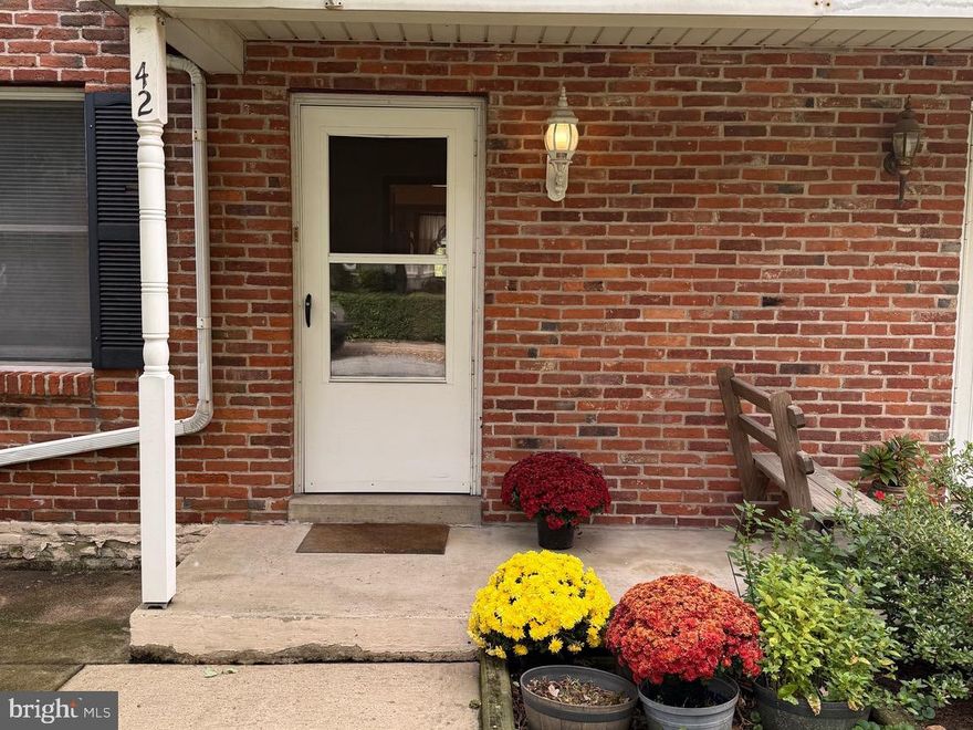 This semi detached 3 bedroom home is located on a nice street in Mountville Boro and has wonderful potential - just needs painting, updated flooring & cosmetics. Traditional interior floorplan. Full walkout basement. Attic storage. Rear slider door  opens onto a 16 x 12' deck (with awning) overlooking a large fenced backyard (great yard for small children & pets)! Utility shed. Exterior features a handsome brick front and covered front porch. Newer roof! Off street parking. Appliances are included. Convenient Mountville location a few minutes from Route 30. Quick possession possible! EZ to show.