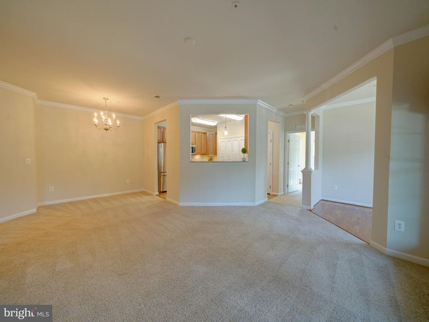 Bright and open flex designed living in this beautiful ground level condo. Located in Cherry Tree Park, a 55+ condo subdivision in Southern Howard county near the tri county border. Spacious floor plan with approximately 1,350 square feet of living space. The home is in excellent condition, ready for quick closing! Plenty of parking and beautiful grounds surround the building. Secured entry building with main level access from the parking lot into the interior lobby. From the lobby you would enter your home from a private entrance into the foyer with wood flooring and a large storage closet. With the ground level unit you could also enter and exit through the sunroom and avoid the lobby. Inside the main living area is warm and inviting with neutral paint and plenty of natural light from the large windows.  The kitchen features 42-inch cabinets, granite countertops, stainless steel appliances and a pass thru breakfast bar. There are 2 bedrooms and 2 fulls baths thoughtfully placed at opposite sides of the home. Perfect arrangement for guests or to create an option for the bedroom to double as a den. The spacious primary suite has a small  dressing area with 2 closets, one being a walk-in the other a double. The primary bath features large vanity/sink, linen closet and ceramic tiled enclosed shower with seat. In addition to the open kitchen, living and dining rooms, there is the bonus room with wood flooring. From there the french door  leads out to the glass enclosed sunroom. The sunroom is perfect for plants and relaxing in casual living space but can also be used for private entry from the parking lot.  The clubhouse/community center is next door which includes your access to the fitness equipment.  There are plenty of sidewalks for strolling the neighborhood and a lovely courtyard with gazebo. Cherry Tree Shopping Center is close by with grocery store, restaurants, beauty salons and banking. Condo fee includes phone and basic service internet.  Great location near Maple Lawn, JHUAPL and major highways. Call to schedule your showing today!