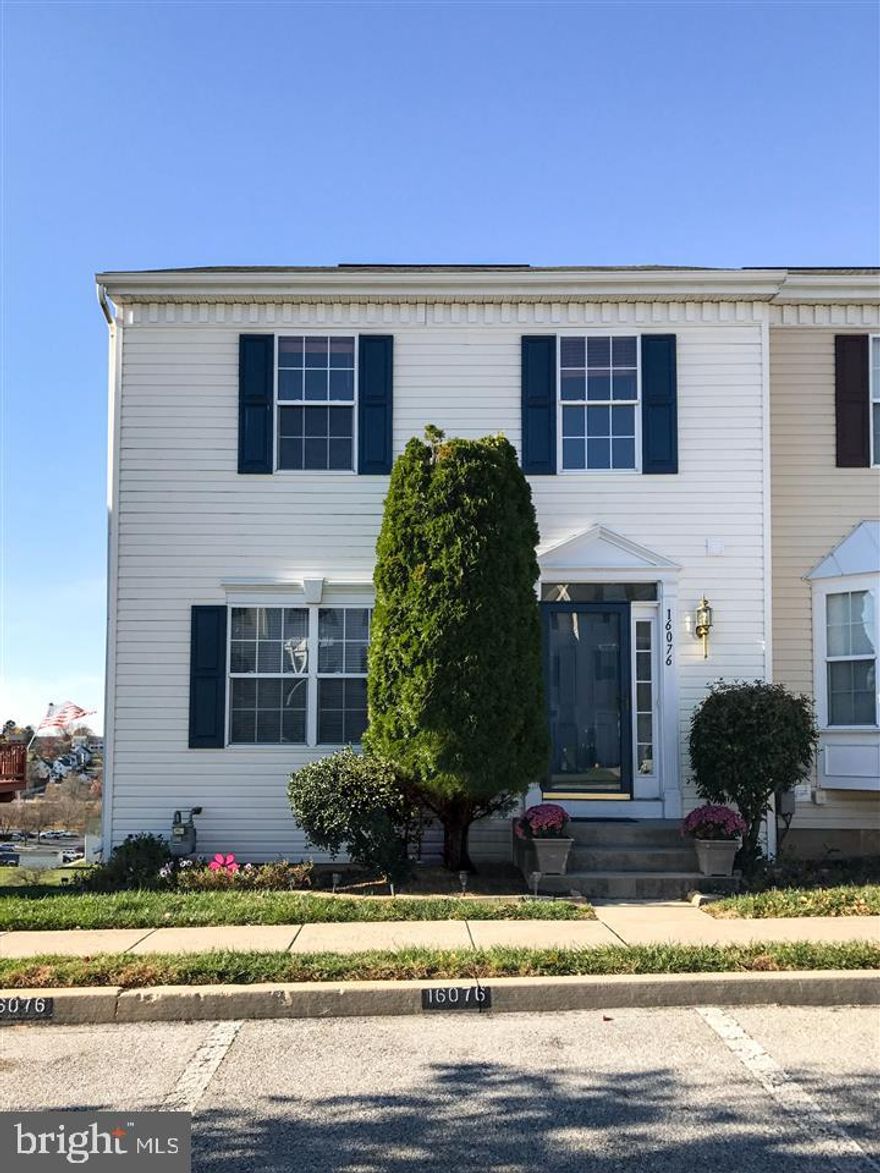 Cheerful end unit townhome offers open concept layout w/ hardwood entry, new carpet thruout, neutral decor, Large Living/Dining combo & eat-in Kitchen w/ island, dining area & nice deck w/ great views! Generous MBR suite has full BA & walk-in closet. Finished walk-out LL includes big Family Rm, gas fireplace, ample utility room w/ storage. Conveniently close to shopping, dining & schools, minutes to I-83 & PA/MD Line. Ready for quick occupancy!