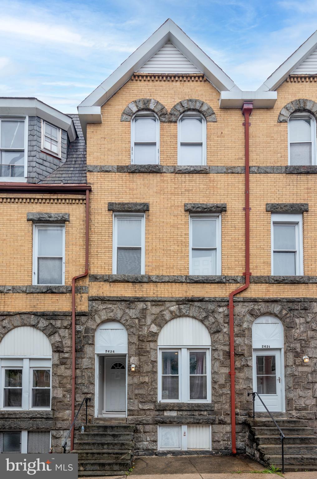 List price to be opening bid at online only auction. Online auction to be conducted on Auctioneers website. Bidding begins Thursday, September 4th, 2025 & ends Tuesday, September 9th, 2025 starting at 11:20 AM. Manner of Offering: The property at 2424 N. Calvert St is offered individually in this auction and as part of an entirety offering for 2422–2436 N. Calvert St. The seller reserves the right to accept either the entirety bid or individual bids. If the entirety bid is accepted, all individual bids will be void and deposits returned to bidders. 4 Unit Multi Family Building in the "Old Goucher" Neighborhood Of Baltimore City
All units are 1BR/1BA.
Each unit has it's own water heater and central HVAC unit. Each unit has a washer/dryer. Tenants are responsbile for payment of all utilities other than water/sewer which is paid for by landlord.
Unit 1 is rented for $1,350/month
Unit 2 is vacant
Unit 3 is rented for $1,404/month
Unit 4 is rented for $1,326/month
**Current Gross Monthly Rent Of $4,048**
**Current Gross Annual Scheduled Rent Of $48,960**
**Potential Gross Monthly Rent Of Approximately $5,374** (Based on full occupency)
**Potential Gross Annual Rent Of Approximately $64,488** (Based on full occupency)