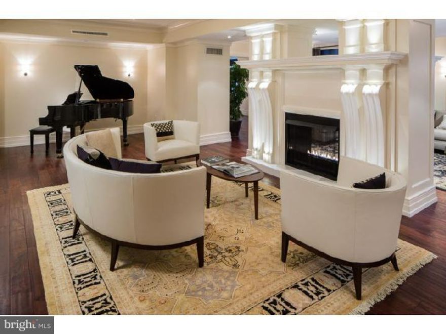 Exceptional, new penthouse residences at 10 Ritt. 28 EAST, a one of a kind floor plan at Philadelphia's ultimate address. This 4 bedroom 4.5 bath pent faces N.,S.& E. Includes 2 balconies overlooking The Square. The Great Rm, Dining Rm, Kitchen, Family Rm, and Master Suite enjoy panoramic views of the river, bridges and the morning sun! Stellar city and sunset views from the 3 additional bedrooms, office and family rm. Buyer has the opportunity to personalize color selections in hardwood flooring,  Poggenpohl Kitchen Cabinetry, Granite Countertops, Glass Backsplash, Bathroom Marble and Bedroom carpeting.  Exceptional storage features 8 large closets a kitchen pantry and large laundry rm. with tub plus building storage and bicycle room. 10 Ritt offers 24 hour concierge services, doormen, chauffeured Mercedes S550, Wine Storage, Fitness Center, Boardroom, Business Center, Saline Pool, Music & Gathering Salon, Library, Catering Kitchen and Courtyard. Optional Garage parking at $60,000 10 YR TAX ABATEMENT