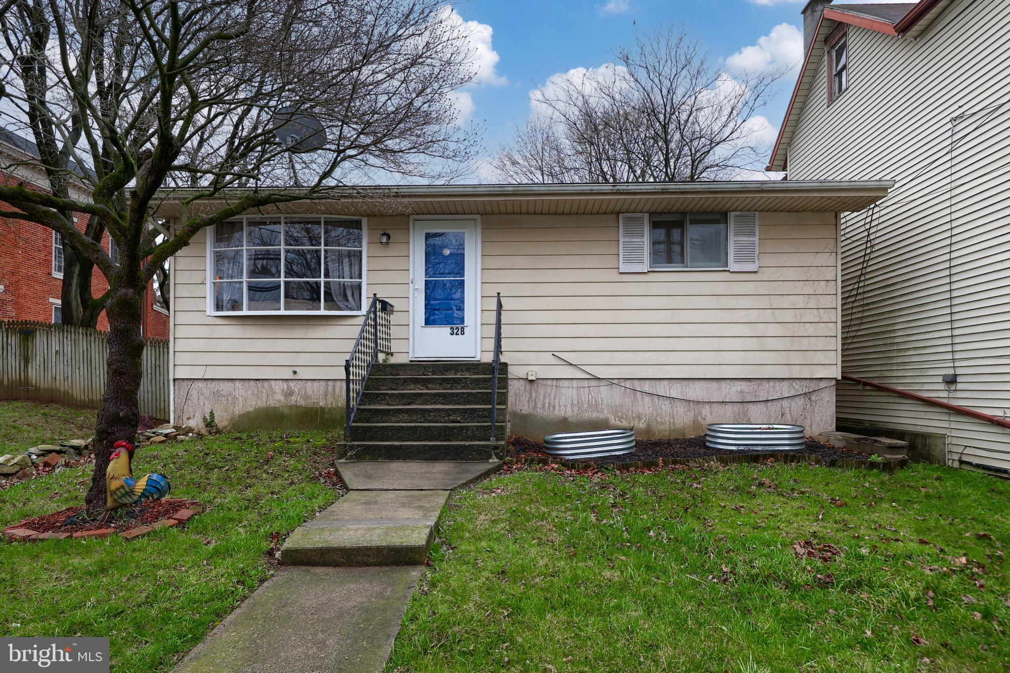 If you've been searching for an affordable, single family home in CW Schools...this ones for you! You'll love the spacious living room with laminate flooring. Both bedrooms are a really nice size and feature hardwood floors and good closet space. The bathroom has been updated and there's a very large linen closet for all of your storage needs. The cute kitchen leads to a covered patio with new roof, the perfect spot for your morning cup of coffee or a place to entertain friends. The fenced-in yard is spacious and has a newer shed for your storage needs. There's also a driveway in the back with parking for 2 cars. The basement offers room to expand the living space. Some work has already been started to add additional rooms. This home is conveniently located within walking distance of Conrad Weiser West Elementary School, the Womelsdorf Public Library and the delicious Stouch Tavern. Don't miss your chance on this quaint, affordable single! Showings begin on Friday, April 11th.