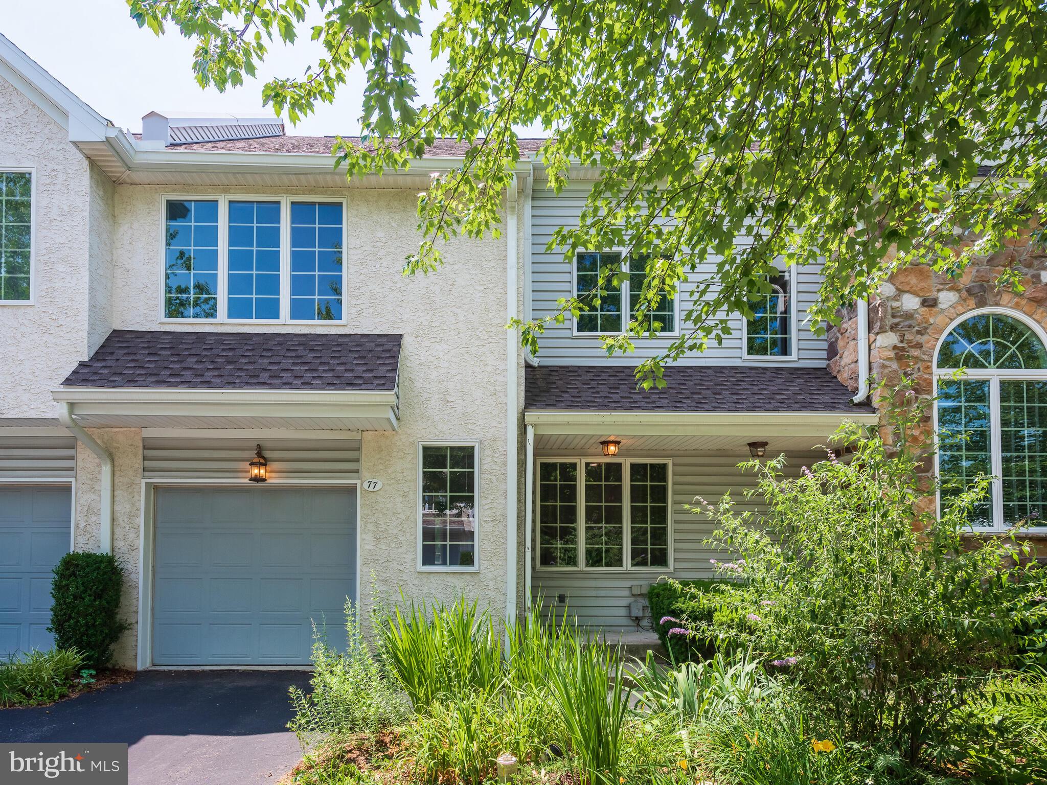 3 bedroom, 2.5 bathroom townhome in sought after Evian community. This cul-de-sac location offers carefree living in a community that offers the use of a pool, tennis courts and a clubhouse. Enter into the comfortable living room with wood burning fireplace. The adjacent dining room is bright with doors leading to the deck. The deck is perfect for grilling or enjoying that morning cup of coffee. The kitchen has a bay window which is the perfect location for a breakfast table and the appliance, which are included, are newer. The powder room off the kitchen completes this level. Upstairs you'll find a spacious master bedroom with walk-in closet and master bath. Two additional bedrooms, a full bath and hallway laundry area completes this level. The basement is unfinished and perfect for storage. Located near shopping, with easy access to the Rt. 30, 202,100 and Exton train station.