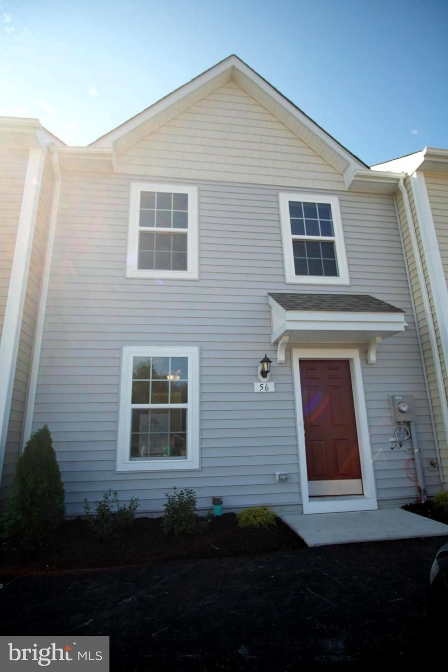 Practically New Townhome available for rent. Please NO PETS AND NO SMOKING. 2 Level interior townhome with 3 bedrooms, 2 full baths and 1 half bath. Ample sized bedrooms, extra outdoor storage room in the backyard area. Large asphalt driveway will fit 4 cars. Nice quiet area but conveniently located with access to I-81, Martinsburg and Charles Town. Owner is a licensed WV and VA real estate agent.