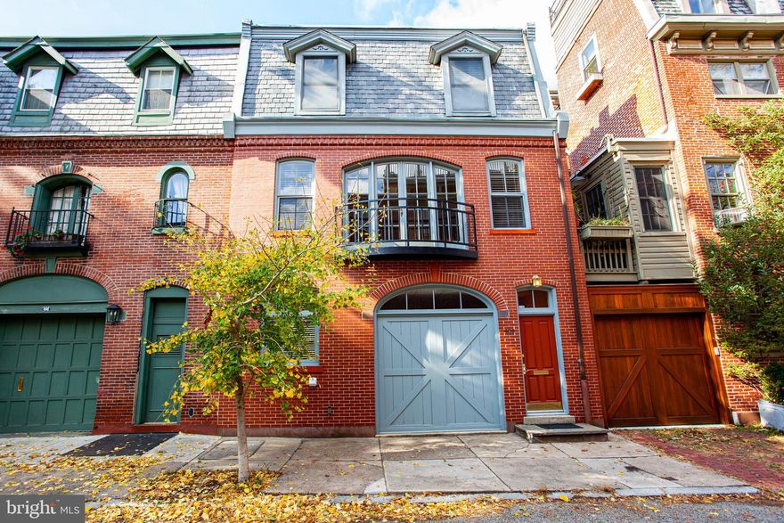 Remarkable Carriage House in Rittenhouse. Re-imagined/renovated. Possible to recreate parking.  Photos and floor plans will be available shortly. A one of a kind property with superb location.