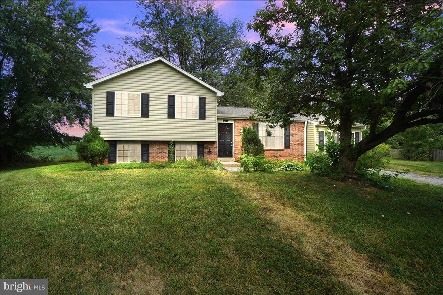 Fabulous opportunity for single-family living on the outskirts of the quaint town of Walkersville ! Bring your creative design and tool belt for this project .   Spacious four level split tucked away on a coveted cul de sac, nestled amongst the farms of Frederick county .   This property provides an opportunity to make it your own with some sweat equity. The detached large garage comes with an upper level and electric; perfect for further customizing your home. Priced competitively to budget for all the cosmetics a buyer desires, this four level split home features a main level with living room, kitchen and dining area as well as a huge family room off the kitchen with glass doors leading out to the deck. The lower level 1 offers an additional full bath and separate laundry/utility room while the family room has a fireplace that could easily be converted to a primary bedroom. The lower level 2 is unfinished, offering great opportunity to expand your living space while the upper level features three bedrooms and one full bath- with the primary bed having two closets. One of these closets could easily be converted into a half bath. Whether it's cash or conventional or renovation loan, this potential home awaits its new owners.