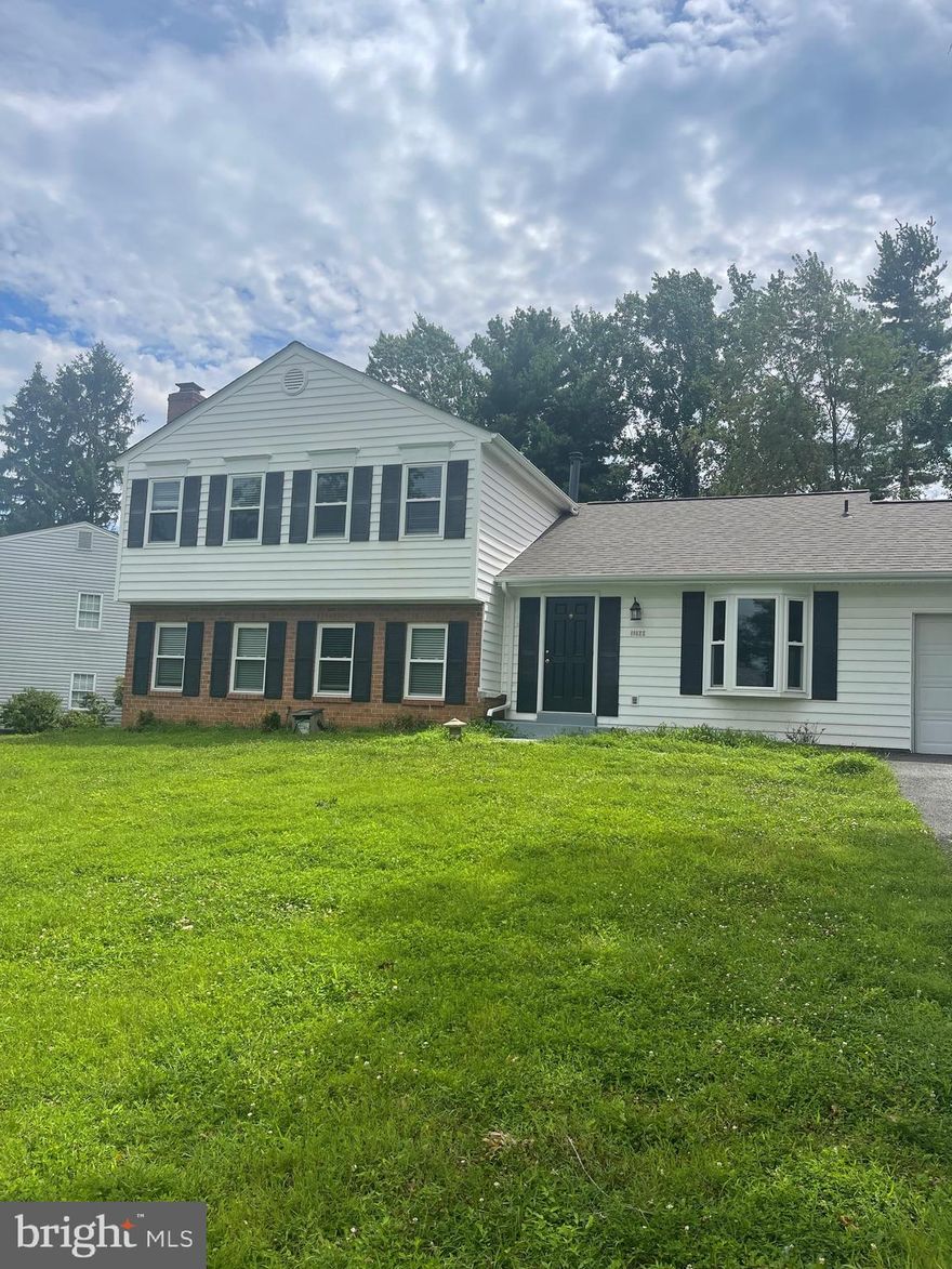Updated single family home on large lot.  New floors & freshly painted, renovated baths. 4 Bedrooms & 3 Bathrooms. Large private yard. 2 car garage with driveway for additional parking. Finished basement with family room, laundry room
