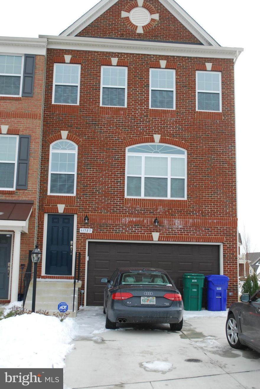 Immaculate 3 level TH close to stadium and new schools. Granite counter tops, tile floors, Hardwood floors, recessed lighting, gas stove, SS appliances 2 car garage and much more.
