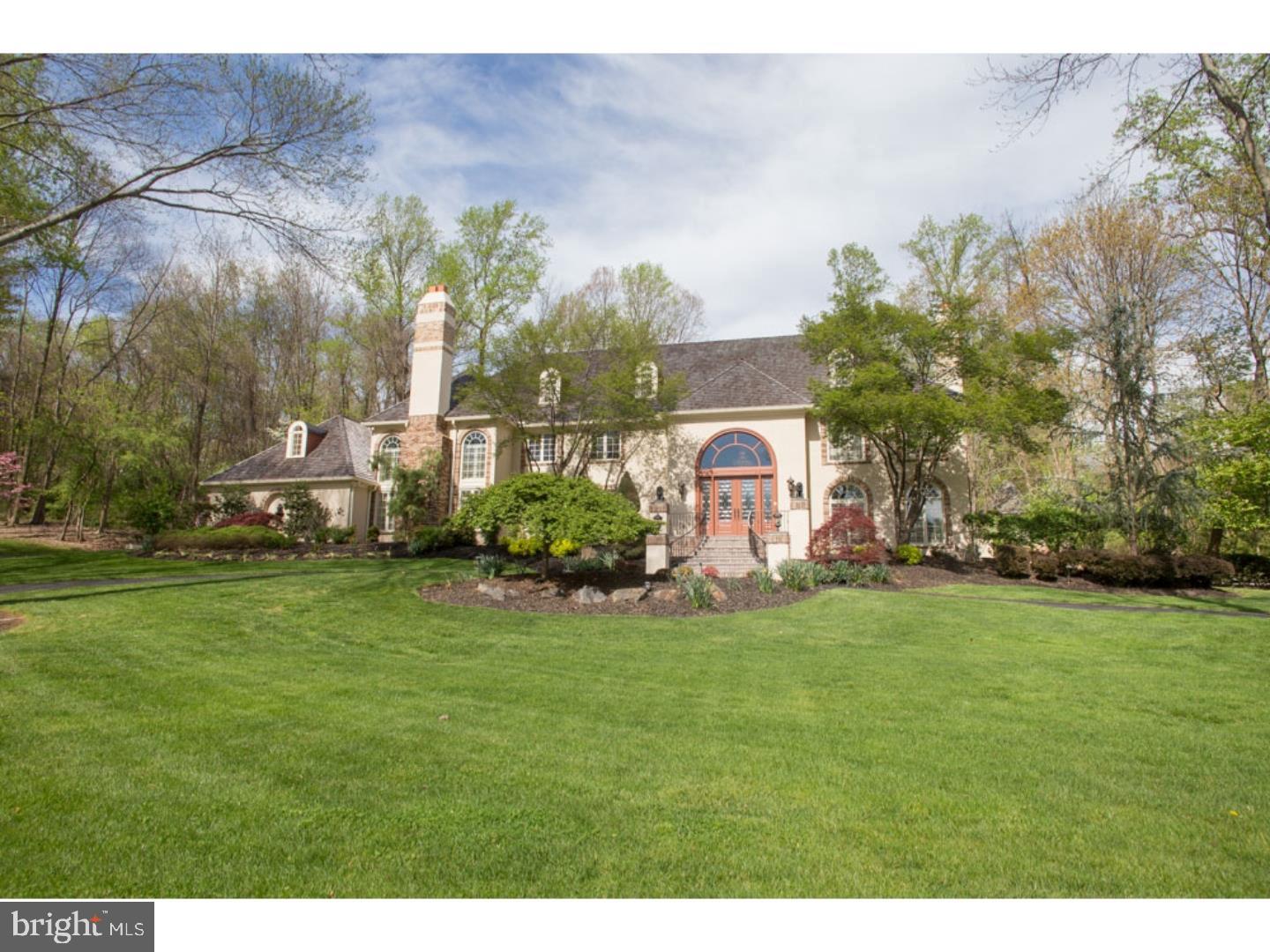 Exquisite estate home in coveted Springton Pointe. A perfect mix of both Formal and relaxed spaces in this outstanding French Manor Colonial. The Open floor plan is centered around the custom Wood Mode kitchen with elite grade appliances. Formal living room with 10' ceilings, dining room with floor to ceiling windows, great room with Built in cabinetry, library and fireplace with two story wall of windows. The first floor sunroom leads to the rear deck and salt water pool area. The second floor features a spacious master suite with frame-less steam shower and spa like bath with custom mosaic tile. The lower level is an entertainers dream with full bar that looks like a real Pub. Lower level also has a billiard area and fitness room, one full and one half bath as well as changing rooms. The exterior spaces offer a fabulous pool area with spa level and pergola, deck space off the kitchen, lower level patio space and fenced sport court with lights. Whole house generator and 2 yr cedar roof. The best of privacy and convenience: Quiet area yet located minutes from best schools (EA) and shopping. New shopping at Ellis Preserve opening the Fall 2016! This is truly a home not to be missed if you want it all!