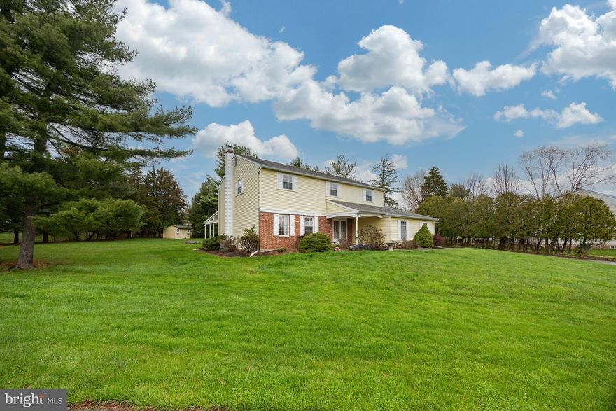 Nestled in a quiet cul-de-sac, this well-loved 4-bedroom, 2.5-bathroom home is a true gem, offering comfort and plenty of space. Owned by its original owner, this home boasts elegant marble and ceramic tile floors throughout, adding both style and durability. The heart of the home is the large kitchen with granite countertops and adjoining family room with stone front fireplace. Or you can spread out on this main level to the living room or dining room. Conveniently, the laundry room is also located on the 1st floor. From here you can access the side facing 2 car garage with garage door opener. The other heart of this home is its huge inviting covered back patio which extends from one end of the house to the other.  It’s perfect for morning coffee, summer barbecues, or simply unwinding in the fresh air and enjoying your .57 acres. The unfinished walk-out basement presents endless possibilities—whether you envision a home gym, entertainment space, or additional living area. Four spacious bedrooms are located upstairs. The primary bedroom offers a walk in closet and its own full bathroom with walk in shower. You will love the peaceful and convenient location, close to many restaurants, shopping opportunities, golf courses, Einstein Hospital and main roads. This home is ready to welcome its next chapter. Don’t miss the opportunity to make it yours!