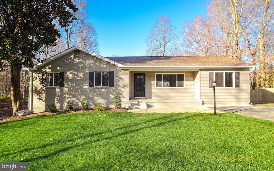 COMPLETED RENOVATED AND MOVE IN READY!1510 sq ft..tax records incorrect!!  Don't miss your chance to own this meticulously renovated rambler in quiet community with no HOA. From the gleaming hardwood throughout, to the brand new kitchen, you won't be disappointed. Master bath is spacious and has a full bath. Entertaining will be  a breeze with the open floor plan. Take the party out back to the covered porch, or wide open backyard.....the perfect yard for the dog to run and play, or summer get togethers. This one will sell quick, so schedule today!