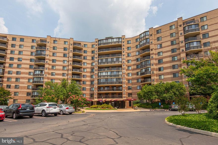 Welcome to the Modern Farmhouse at the Rotonda. No details are spared when renovations are executed through the eyes of an interior designer. This two bedroom, two bath unit has been completely transformed into a living space that is unlike any other unit at the Rotonda and beyond. New doors, new floors, complete kitchen renovation, converted second half bath into a full bath with a California style shower, custom built-in vanities made out of cedar wood with white oak countertops, custom built-in wine bar and high end lighting are just a few upgrades to this unit. No words can describe this transformation, you have to see it to believe it. The enclosed balcony adds for a bonus room that can be enjoyed throughout the 4 seasons. The Rontonda is Tysons premier condominium sitting on 34 private, gated acres. Resort like amenities with both indoor and outdoor pools, tennis courts are just a few of the amenities this community has to offer. Steps away from the highly anticipated Whole Foods and new Boro District. Renovations, design and staging performed by Goli Parvizian Designs.