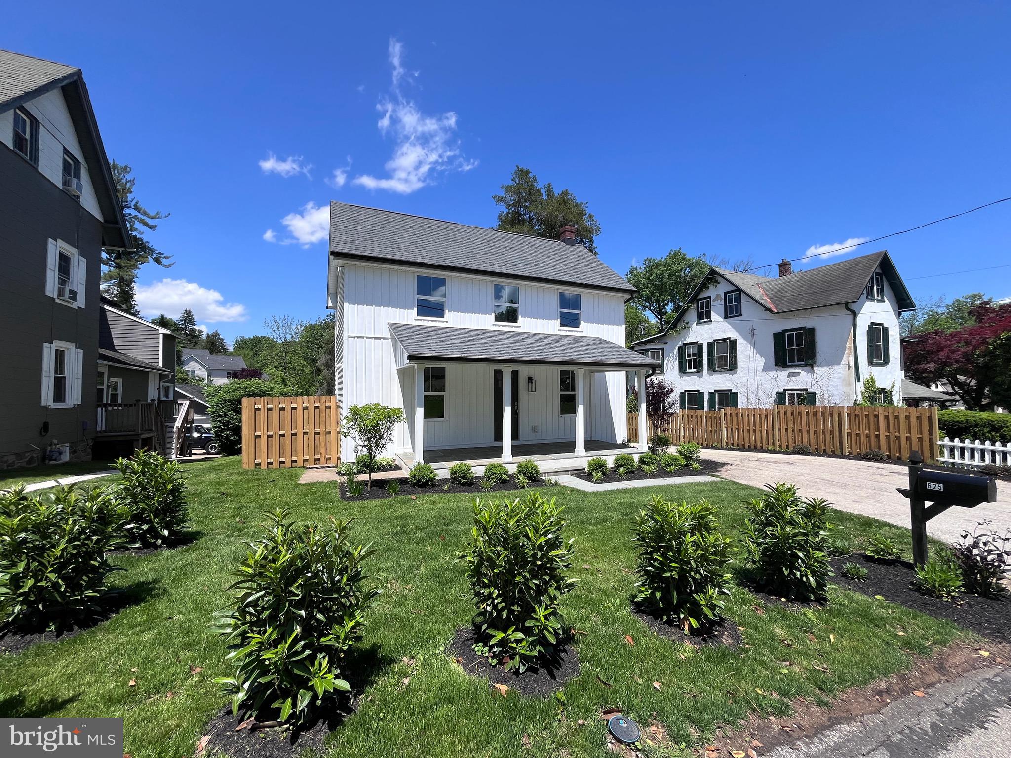 Newly renovated Farmhouse in Ithan Village. House was taken down and rebuilt and has all new bathrooms, kitchen and floors. Yard is landscaped and fenced-in. Easy access to public transportation, highways, Villanova and downtown Wayne. Available immediately.