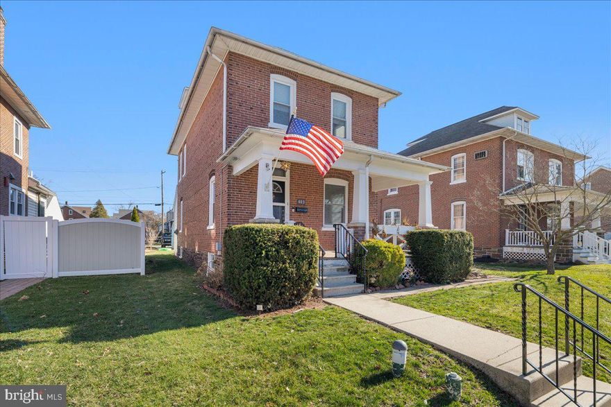 Nestled in the charming West Ward neighborhood of Lansdale Borough, this attractive Colonial-style residence, built in 1920, seamlessly blends timeless elegance, charm and character with modern comforts. With its classic brick façade and meticulously maintained exterior, this home exudes a warm and inviting ambiance that welcomes you from the moment you arrive. Step inside to discover a thoughtfully designed interior that boasts an excellent condition, showcasing the craftsmanship of a bygone era while accommodating today's lifestyle. The spacious layout offers a harmonious flow, perfect for both intimate gatherings and larger celebrations. The heart of the home features a mud room, a cozy living room that invites relaxation in combination with a dining area and updated Kitchen with newer cabinets &  countertops and an updated and a  single full bathroom, all  tastefully appointed, offering a serene retreat for unwinding after a long day. Natural light pours through the newer windows, illuminating the space and enhancing the inviting atmosphere throughout. Journey upstairs to find three generously sized Bedrooms and an Updated Full  Bath. A bones is the fully finished loft area (22x9) with wall to wall carpeting. Partially finished basement with 2 rooms (11x11 & 12x10) and huge storage area. Outside, the property sits on a generous 0.15-acre lot, providing ample room for outdoor activities or gardening enthusiasts. The off-street parking accommodates up to two vehicles, ensuring convenience for you and your guests. This residence is not just a home; it's a lifestyle. Located in the vibrant community of Lansdale Borough , you'll enjoy easy access to local shops, parks, and dining options, all while being enveloped in the tranquility of a residential neighborhood. The charm of the West Ward is evident in its tree-lined streets, making it a perfect place to create lasting memories. Whether you're looking for a peaceful retreat or a place to entertain, this all-brick Colonial gem offers the perfect backdrop for your next chapter. Experience the blend of historic charm and modern convenience-this is more than just a property; it's a place to call home. Don't miss the opportunity to make this exquisite residence your own and embrace the exclusive lifestyle it offers. Show this one last, you will not be disappointed. Schedule your private tour today!