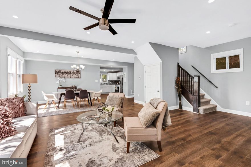 WOW!!! Picturesque 4Bedroom/2.5Bathroom Home in the beautiful Saint Helena neighborhood of Baltimore County. As you drive up, enjoy the Tranquility of this Quiet and Serene community. Walk up a few steps to the Spacious FRONT PORCH. Perfectly framed for your seasonal décor. Then through the front door, to the flowing Open Concept main level with Half Bath for guests. This is truly the Heart of The Home! The light filled FRONT NOOK is perfect for a Home Office, Reading Nook, or Indoor Garden. The LARGE LIVING ROOM is suited to house plenty of family and friends. The open & Grand DINING ROOM is perfect for Holiday Meals with loved ones. and The Brand-New GOURMET KITCHEN outfitted with TOP TIER appliances and a 5-burner stove. Take a few more steps and you’re out onto the LARGE SUNROOM. Perfectly sealed from the elements but open enough to truly appreciate Nature’s Beauty. Outdoors – The FULLY FENCED Backyard boasts a HUGE DECK, plenty of Grass space, and the convenience of a Detached GARAGE. Perfect for backyard BBQs, a Firepit, children playing outside, and easy parking. Back Inside… the Upstairs Level offers 3 well-sized bedrooms and a Gorgeous Bathroom with a large Jetted-Tub perfect for soaking and unwinding. Downstairs… in the FULLY FINSHED Basement, is a 4th Bedroom, another Stunning Bathroom with a Large Shower and 2nd Family Room. A picture-perfect setting for Movie Nights at home. As if this house isn’t perfect enough... almost EVERYTHING IS BRAND NEW!!! come Fall In Love with the indoors & outdoors of this home. WELCOME HOME!