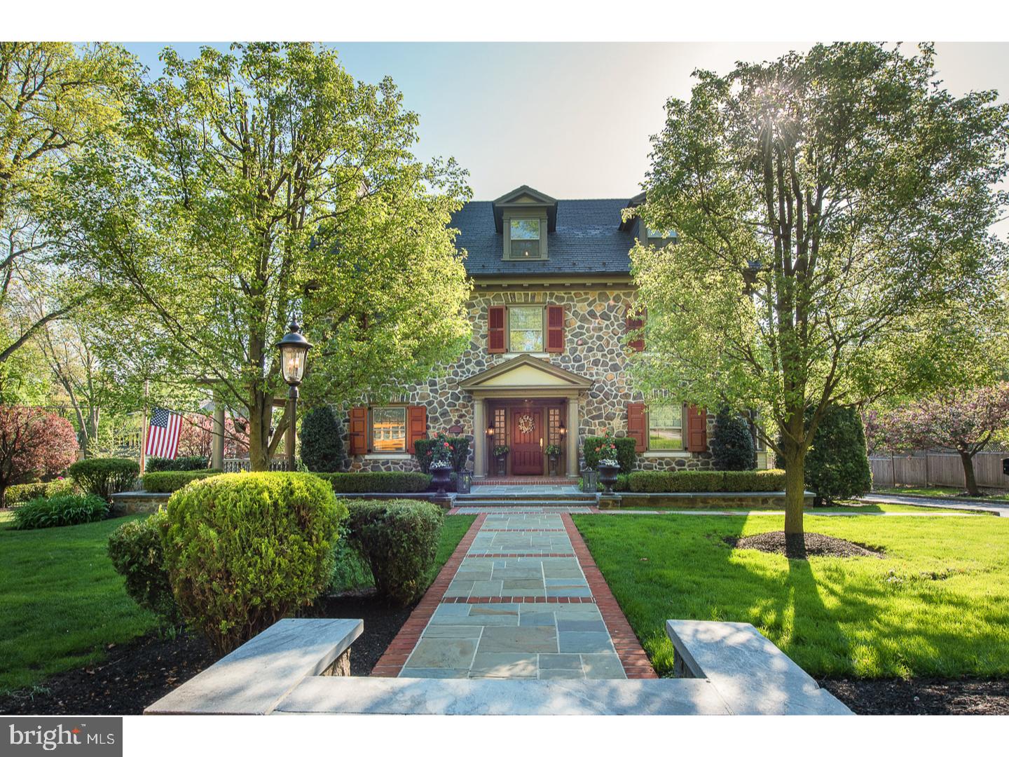 Offered for the first time in 42 years, this meticulously maintained and historically restored stunning mansion. A rare opportunity to own a pristine stone Georgian Colonial home in the premier neighborhood of South Wayne. Features include five fireplaces, high ceilings, extensive millwork, generous room sizes, chef's kitchen, private courtyard, covered porch, manicured landscaping and so much more. Enjoy all that Wayne has to offer; award winning schools, restaurants, shopping and parks, all within a few minutes' walk on its many tree lined streets and sidewalks. Located in the heart of the Main Line and close to all major highways, train stations, King Of Prussia Town Center, Center City Philadelphia and other Main Line local shopping and dining. A Radnor Township Gem.
