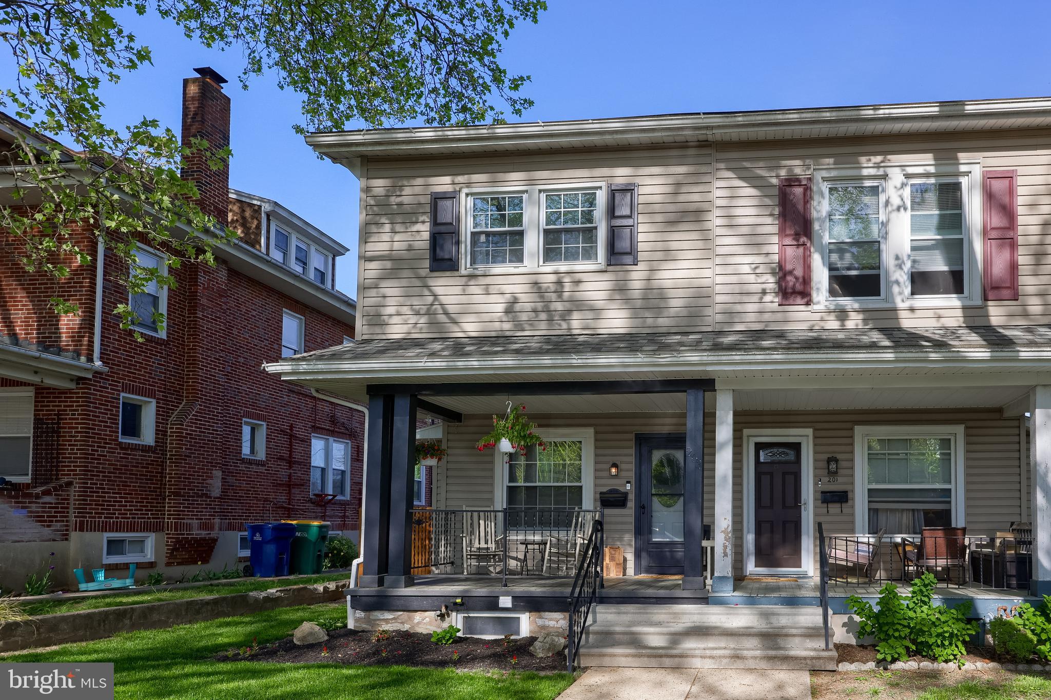Check out this beautifully updated and move-in ready home in the heart of West Lawn! Step inside to find a spacious, open living room with new flooring that flows seamlessly into a fully renovated kitchen—perfect for everyday living and entertaining. Upstairs, you'll find three nicely sized bedrooms and a sleek full bath, offering both comfort and style. Outside, enjoy a fully fenced yard and a covered rear porch ideal for relaxing or hosting guests. A storage shed and off-street parking add convenience and extra value. A newer roof, windows, and vinyl siding show pride of ownership and gives peace of mind. Located just minutes from schools, shopping, dining, and entertainment, this home has everything you need—schedule your tour today!
