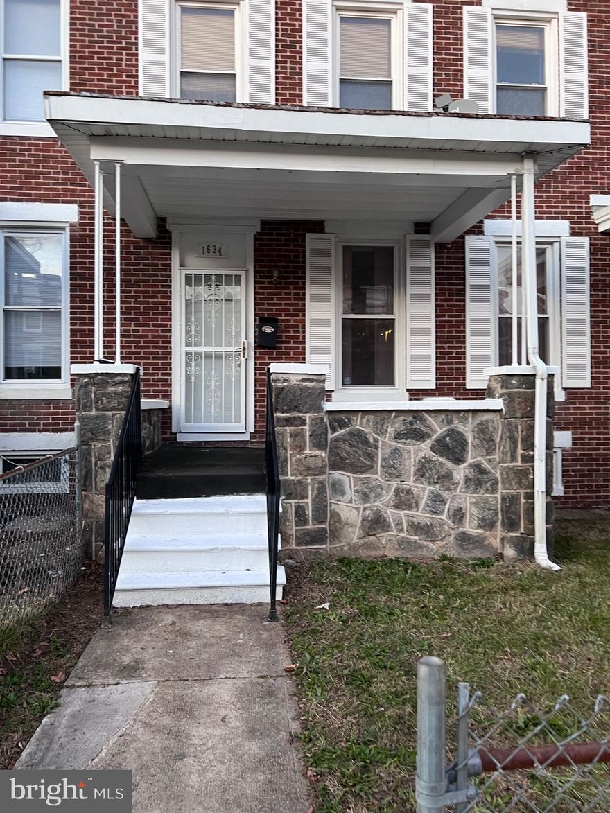 24-hour notice required / Tenant Occupied . Lovely Porch front home near Lake Montebello and 33rd street District. Close to many colleges and High Schools. Close to public transportation and loads of shopping opportunities. The home has a rare open floor plan with gleaming hardwood floors . Iron security doors and large kitchen with dishwasher and range hood stove and fridge . Living and dining rooms are separated. There is a cosmetic fireplace in the living room that can complement many decor styles. There is a large half bath on the first floor . The basement is finished with carpet tiles and a new mechanical room for  storage or workshop. The 2nd floor has three bedrooms with large closets and carpeted floors. Each bedroom has a ceiling fan  and newer windows along with a full bath .  This home has its lead certificate and Baltimore City rental license . Tenant Occupied.  24 Hour Notice for showings. lease exp  December 2025-Negotiations with  sale on tenancy granted /credit options.